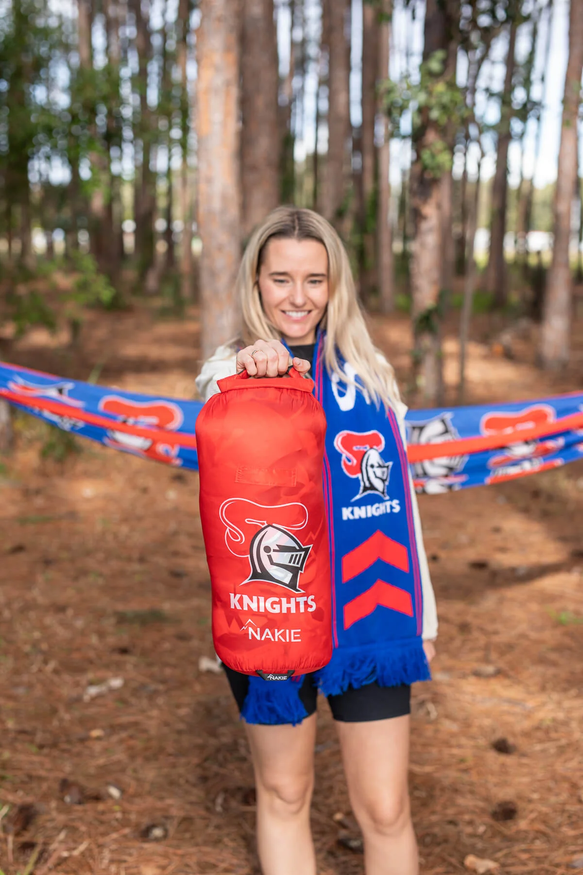 Knights - NRL Sustainable Down Puffy Blanket - Image 4