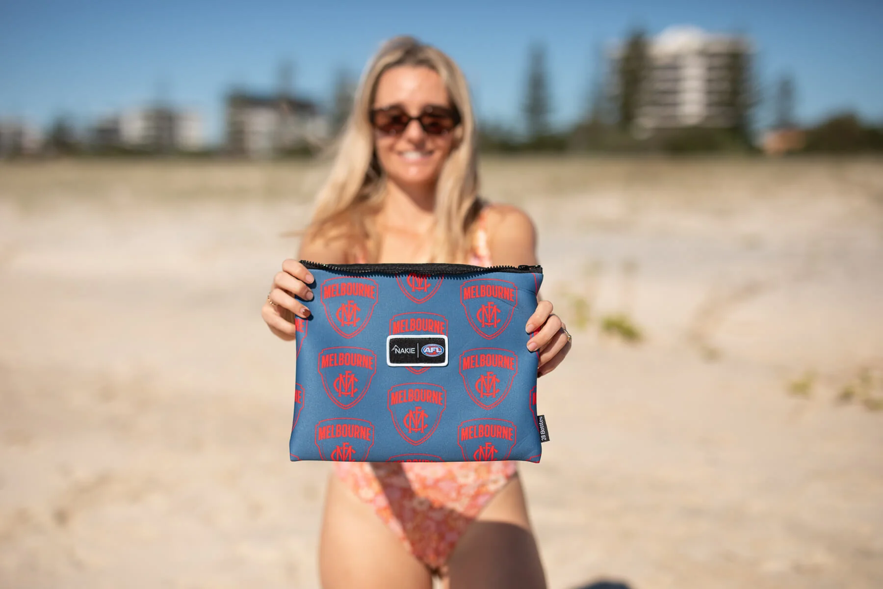 Melbourne Demons - AFL Recycled Sand Free Beach Towel - Image 4