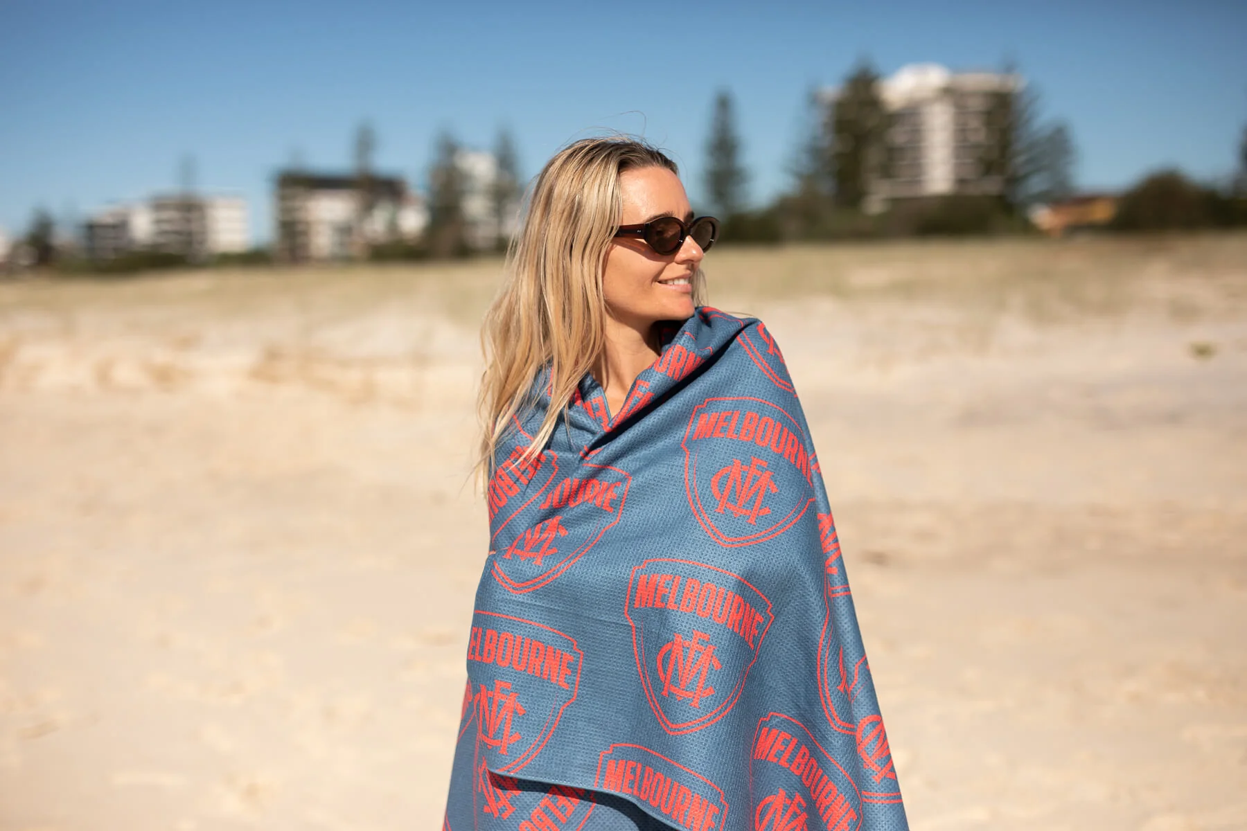 Melbourne Demons - AFL Recycled Sand Free Beach Towel - Image 5