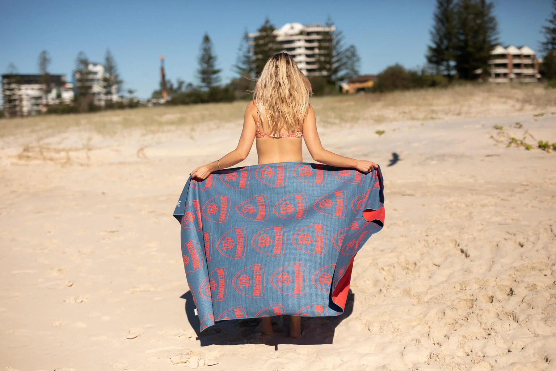 Melbourne Demons - AFL Recycled Sand Free Beach Towel - Image 6