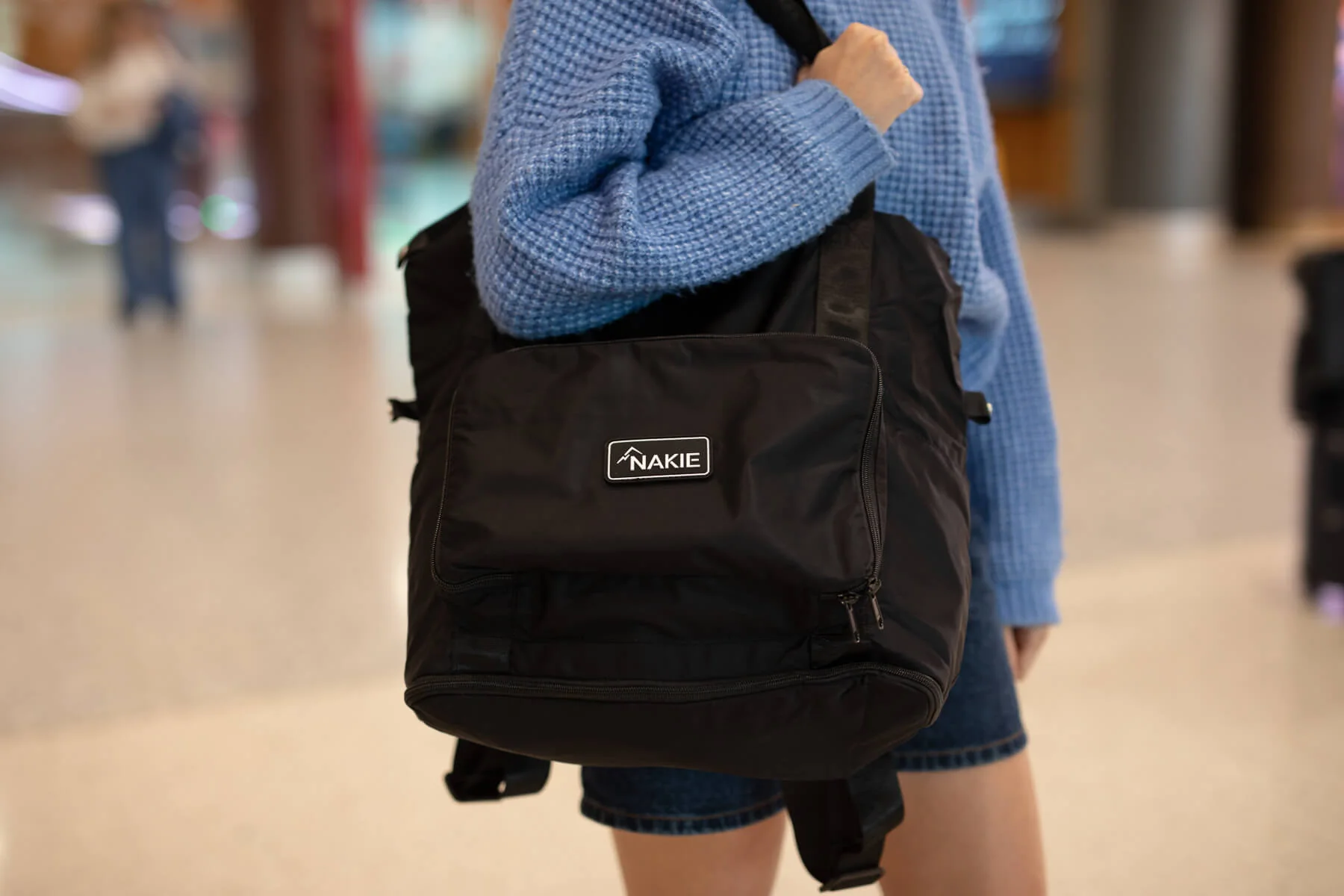 Midnight Black - Recycled Tote Bag - Image 6