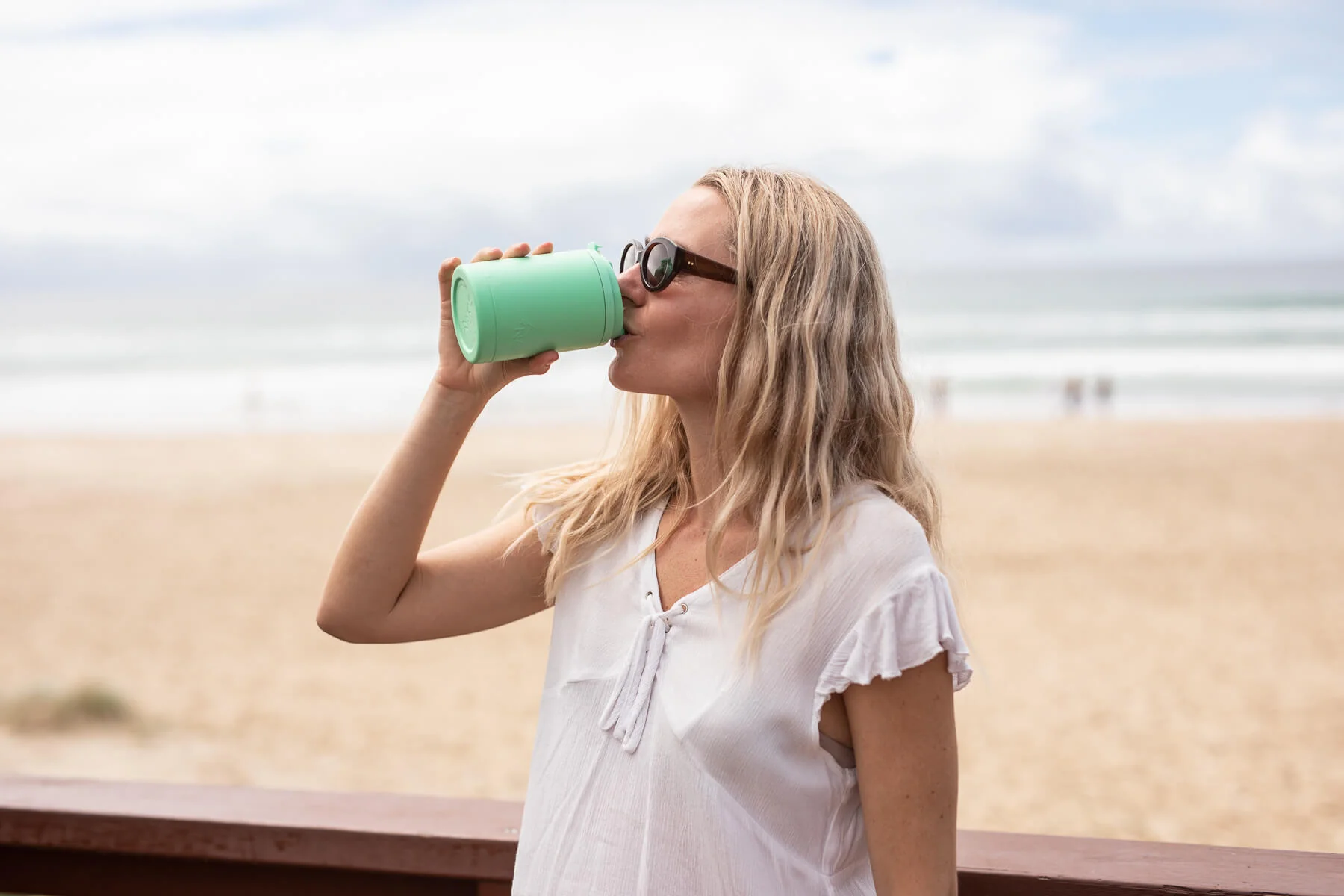 Mint Green - Cooler & Coffee Cup - Image 12