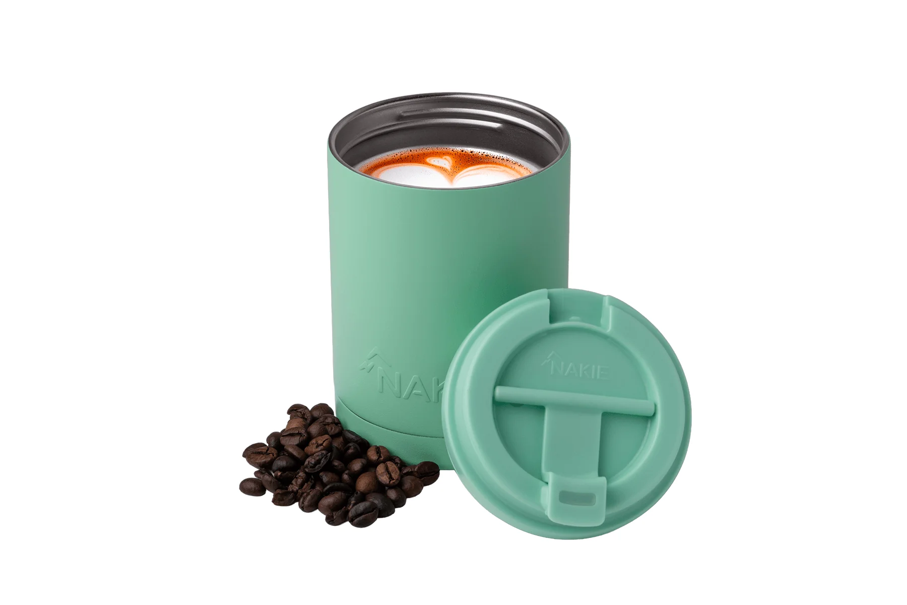 Mint Green - Cooler & Coffee Cup - Image 5