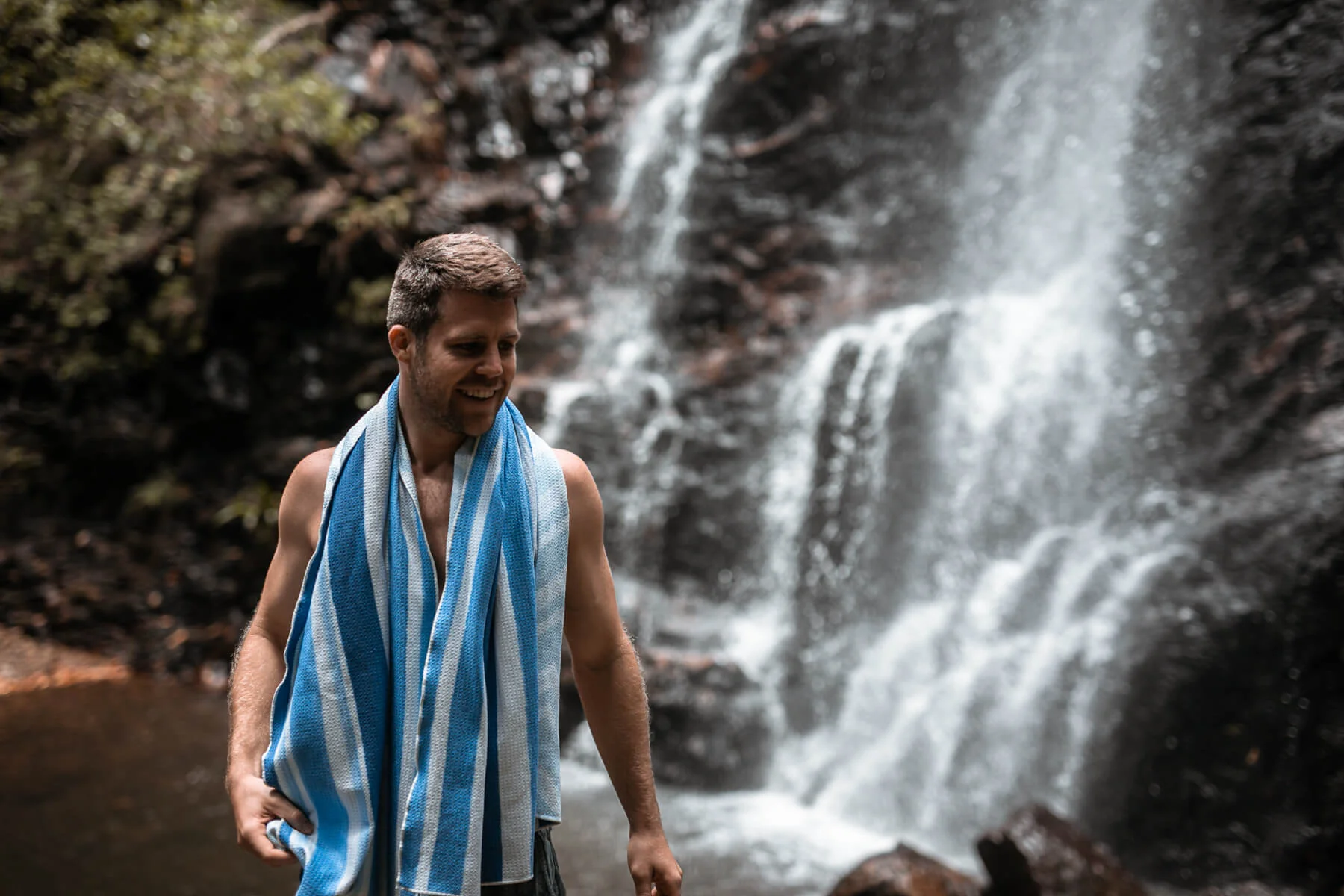 Ocean Breeze - Recycled Sand Free Beach Towel - Image 5