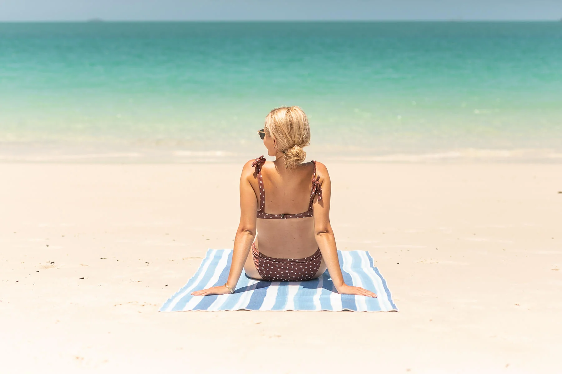 Ocean Breeze - Recycled Sand Free Beach Towel - Image 9
