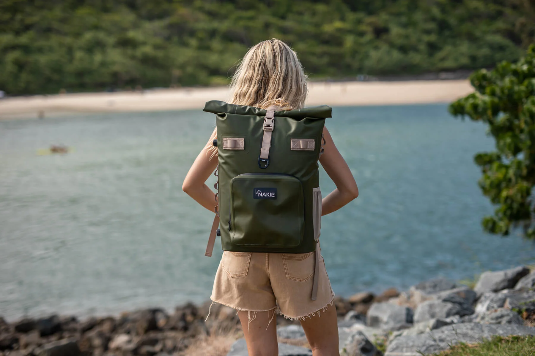 Olive Green - Recycled Cooler Backpack - Image 8