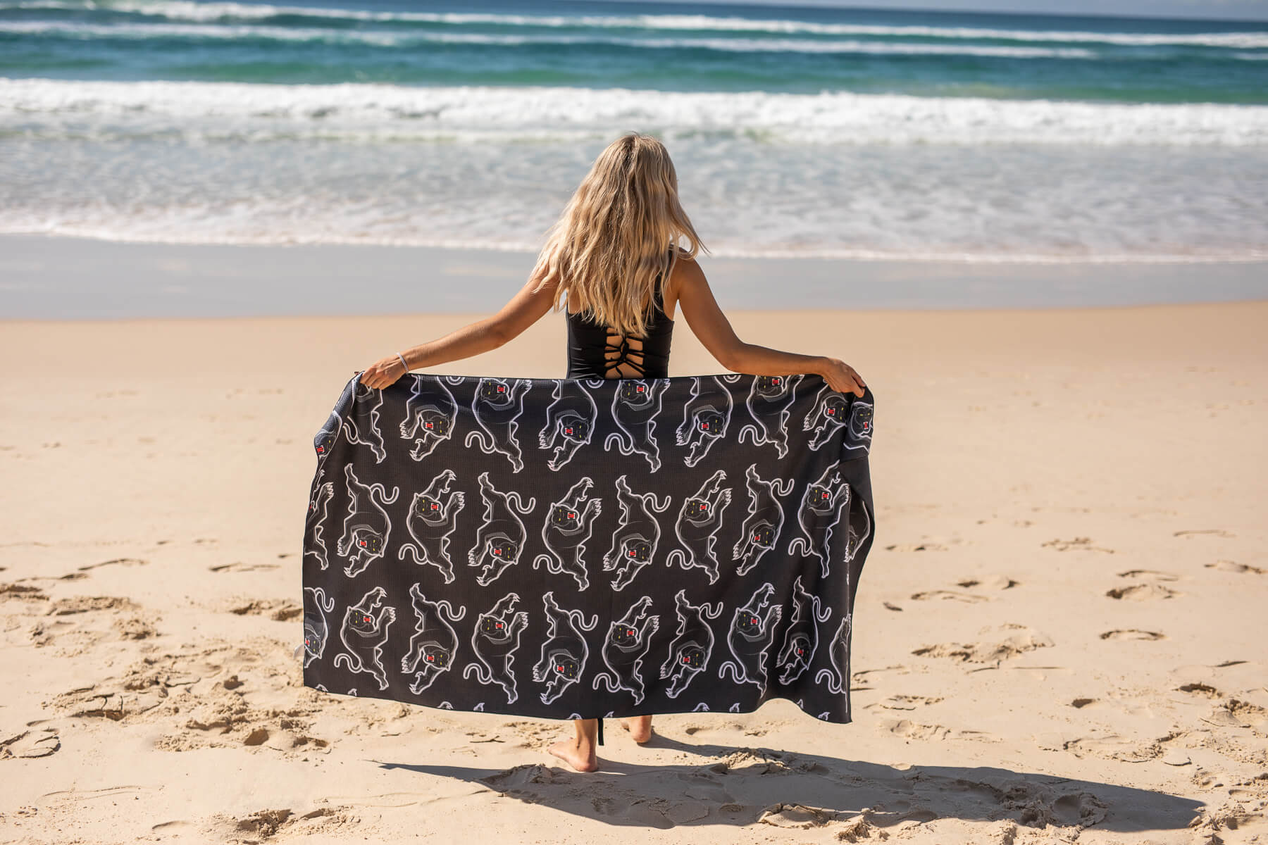 Panthers - NRL Recycled Sand Free Beach Towel - Image 5