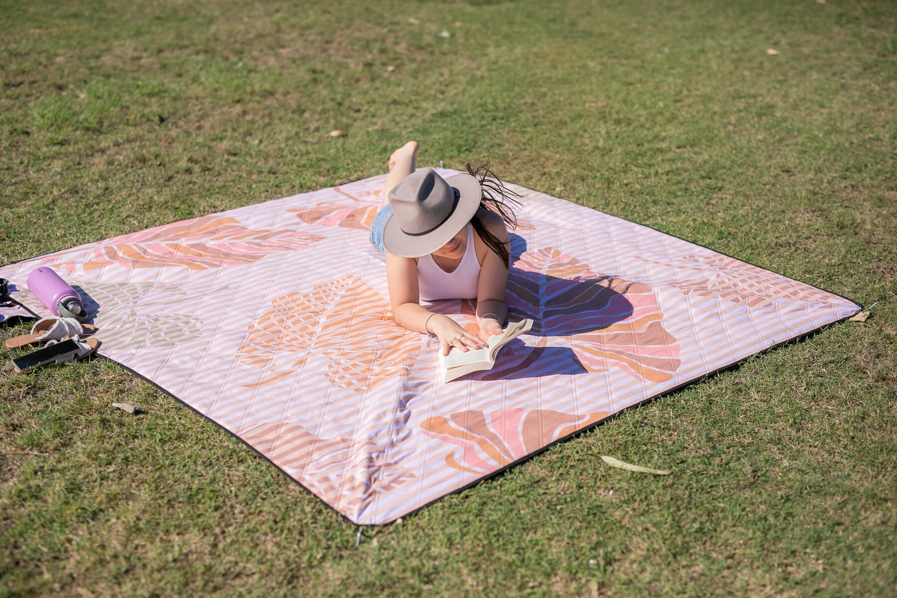 Autumn Leaves - Recycled Picnic Blanket - Image 5
