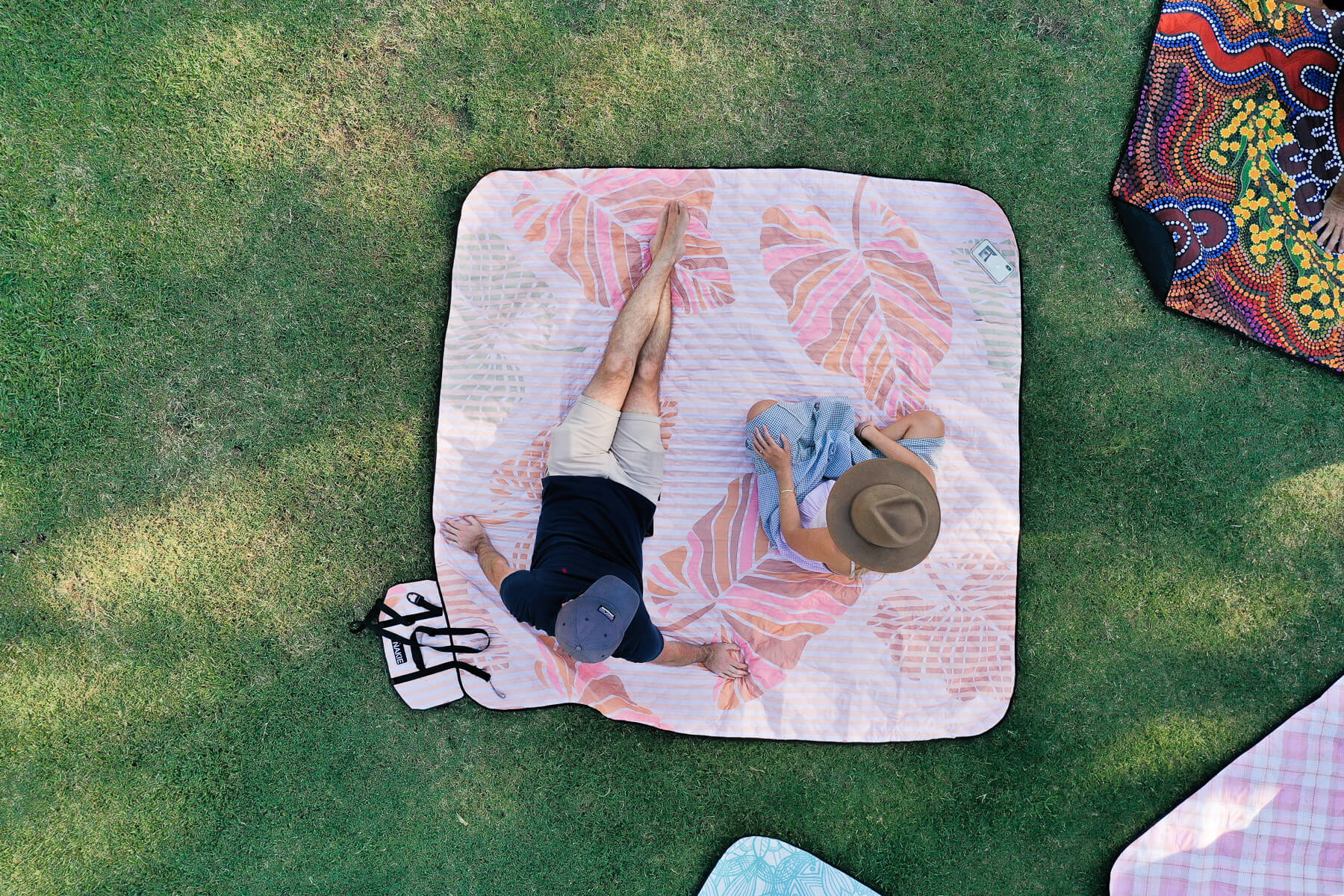 Autumn Leaves - Recycled Picnic Blanket - Image 9