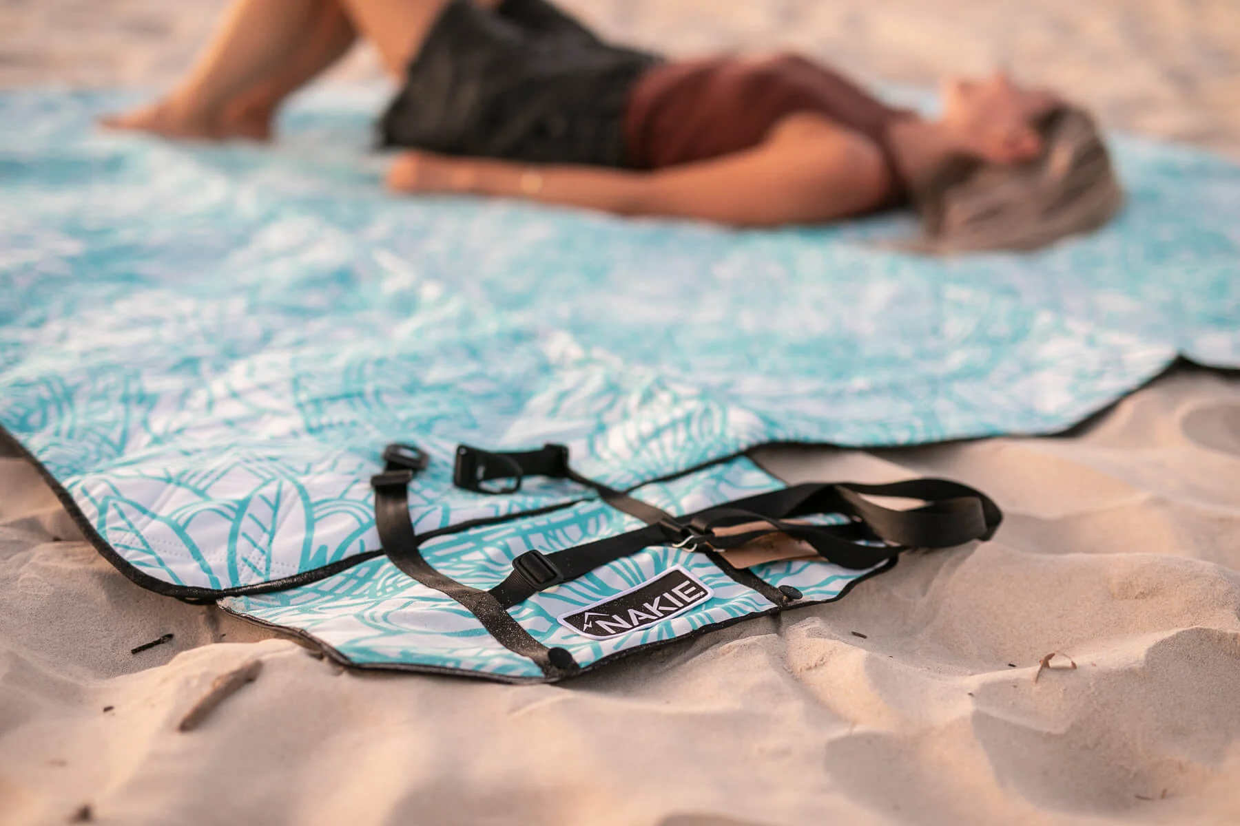 Floating Lotus - Recycled Picnic Blanket - Image 5