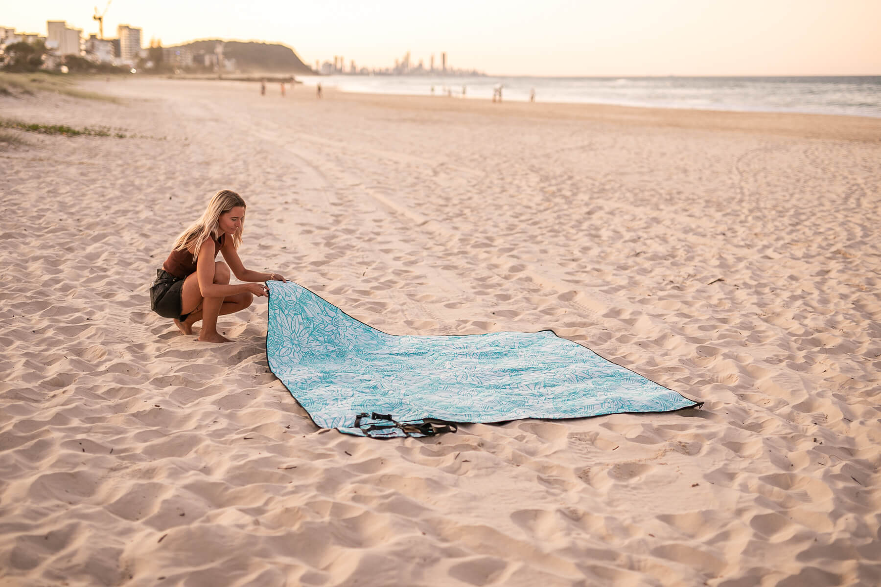 Floating Lotus - Recycled Picnic Blanket - Image 7