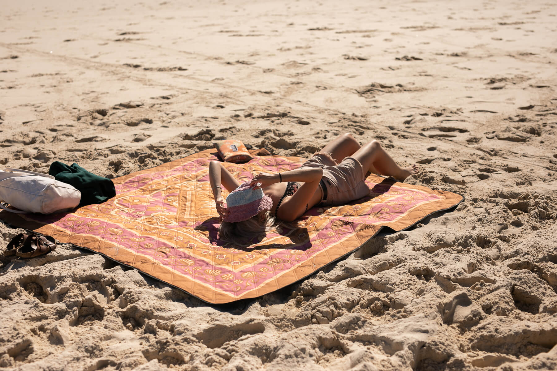 Turkish Delight - Recycled Picnic Blanket - Image 6