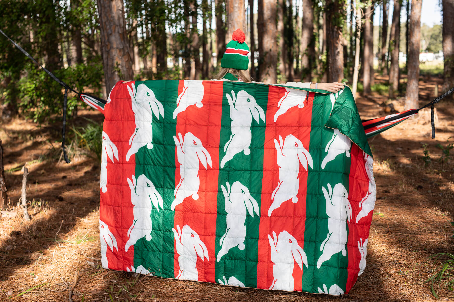 Rabbitohs - NRL Sustainable Down Puffy Blanket - Image 2
