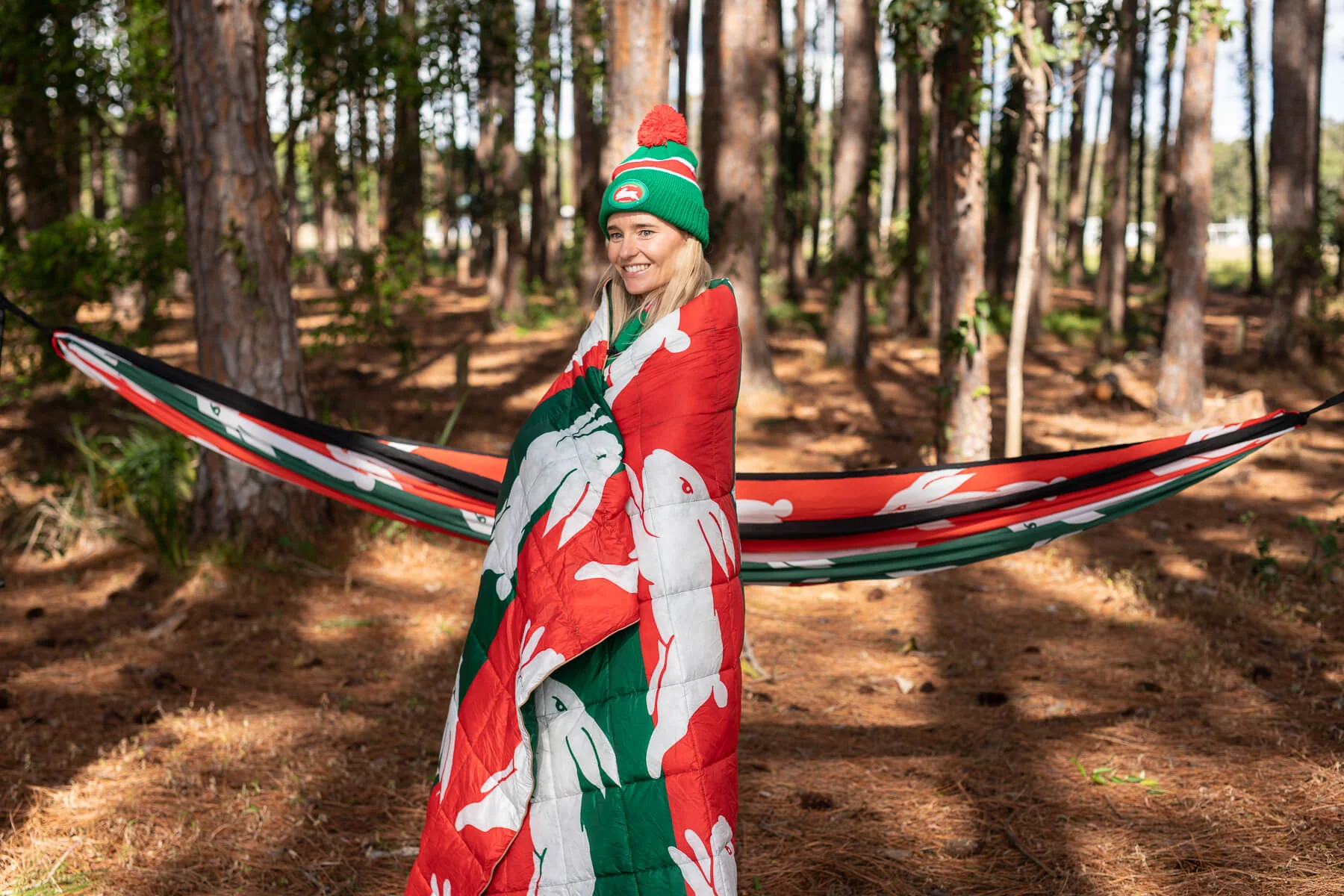 Rabbitohs - NRL Sustainable Down Puffy Blanket - Image 5