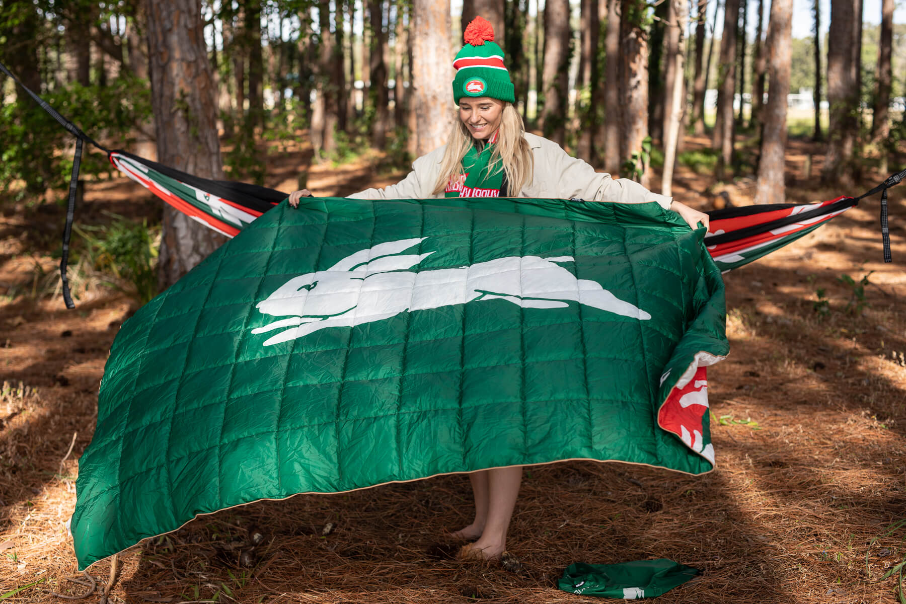 Rabbitohs - NRL Sustainable Down Puffy Blanket - Image 6