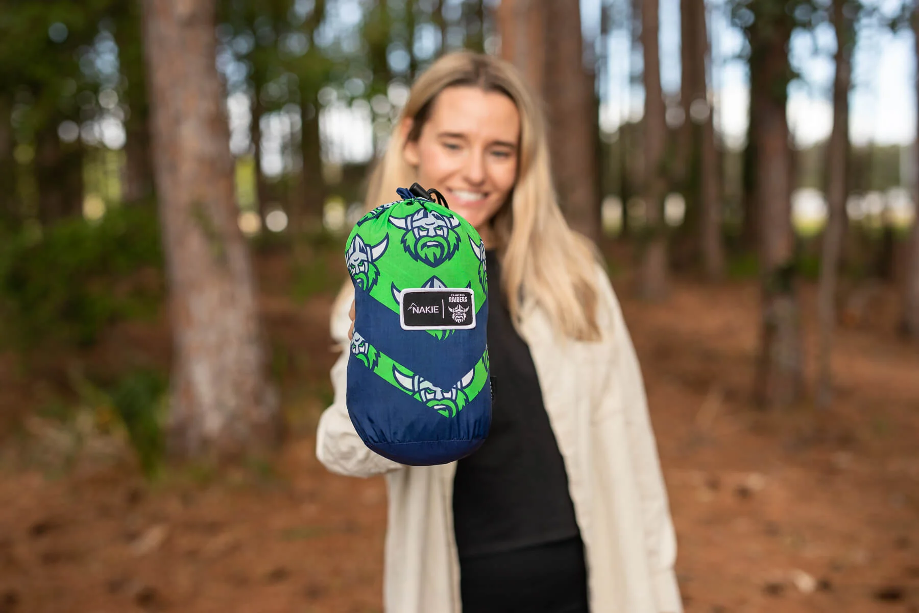 Raiders - NRL Recycled Hammock with Straps - Image 4