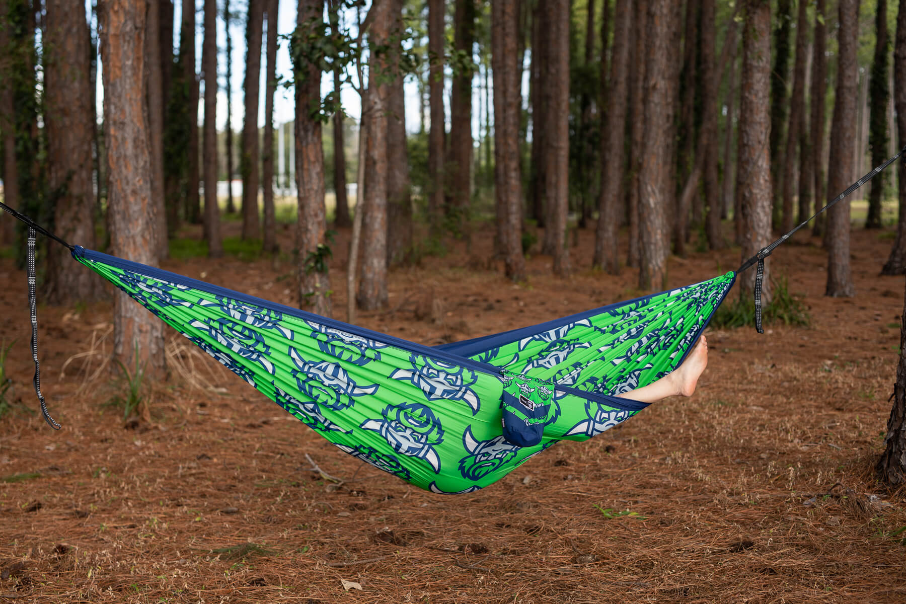 Raiders - NRL Recycled Hammock with Straps - Image 5