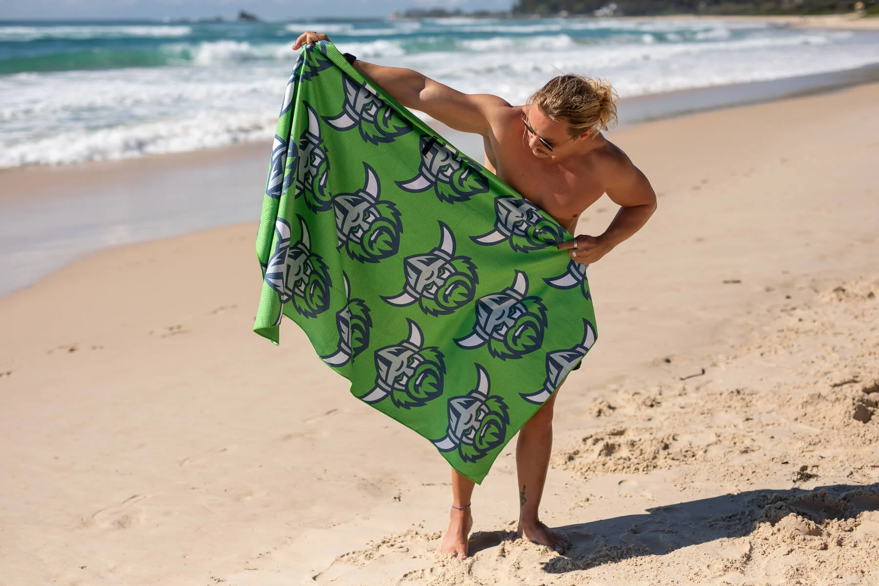 Raiders - NRL Recycled Sand Free Beach Towel - Image 5