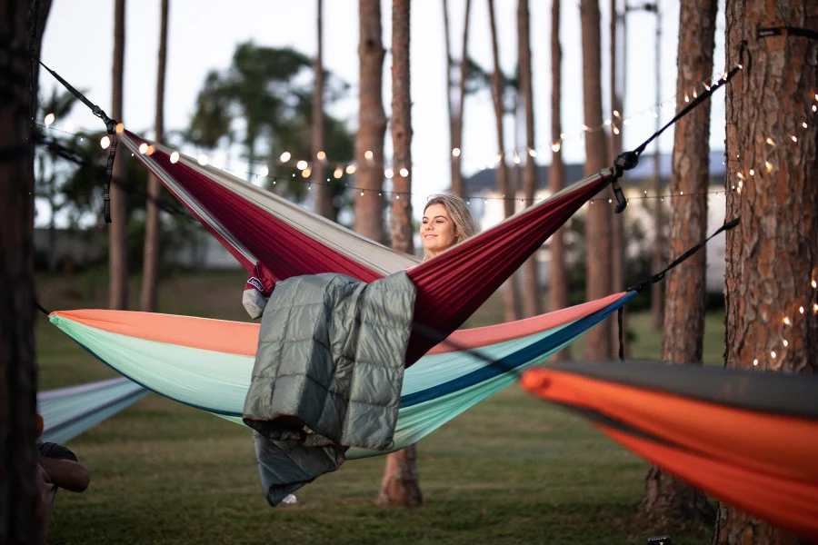 Recycled Hammock & Puffy Blanket Combo - Image 6