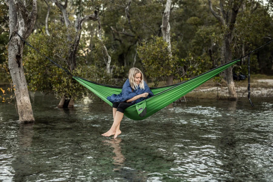 Recycled Hammock, Towel & Puffy Blanket Combo - Image 6