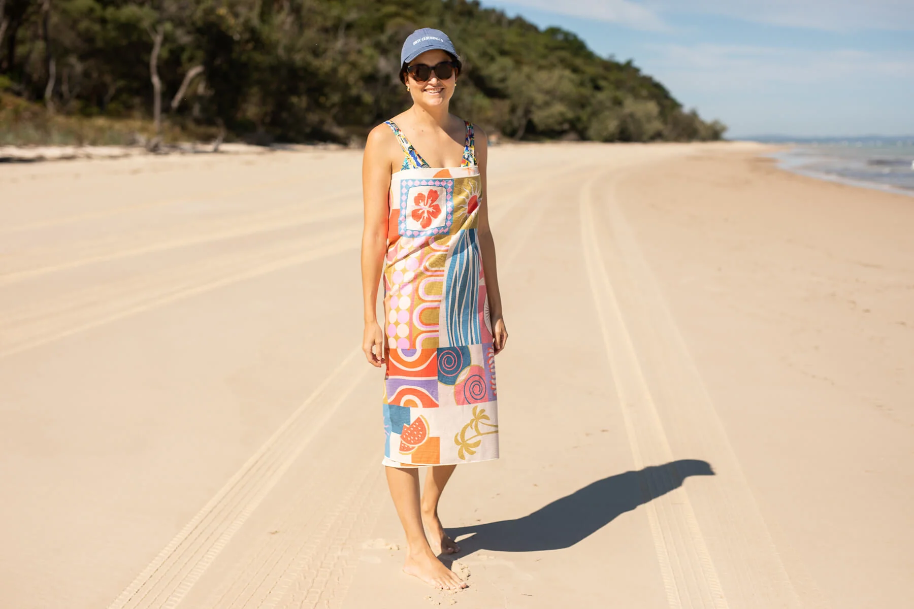 Retro Shores - Recycled Sand Free Beach Towel - Image 9