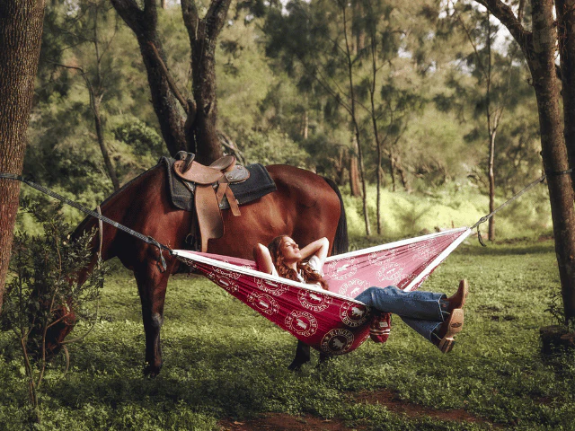 Ringers Western Recycled Hammock with Straps - Image 2