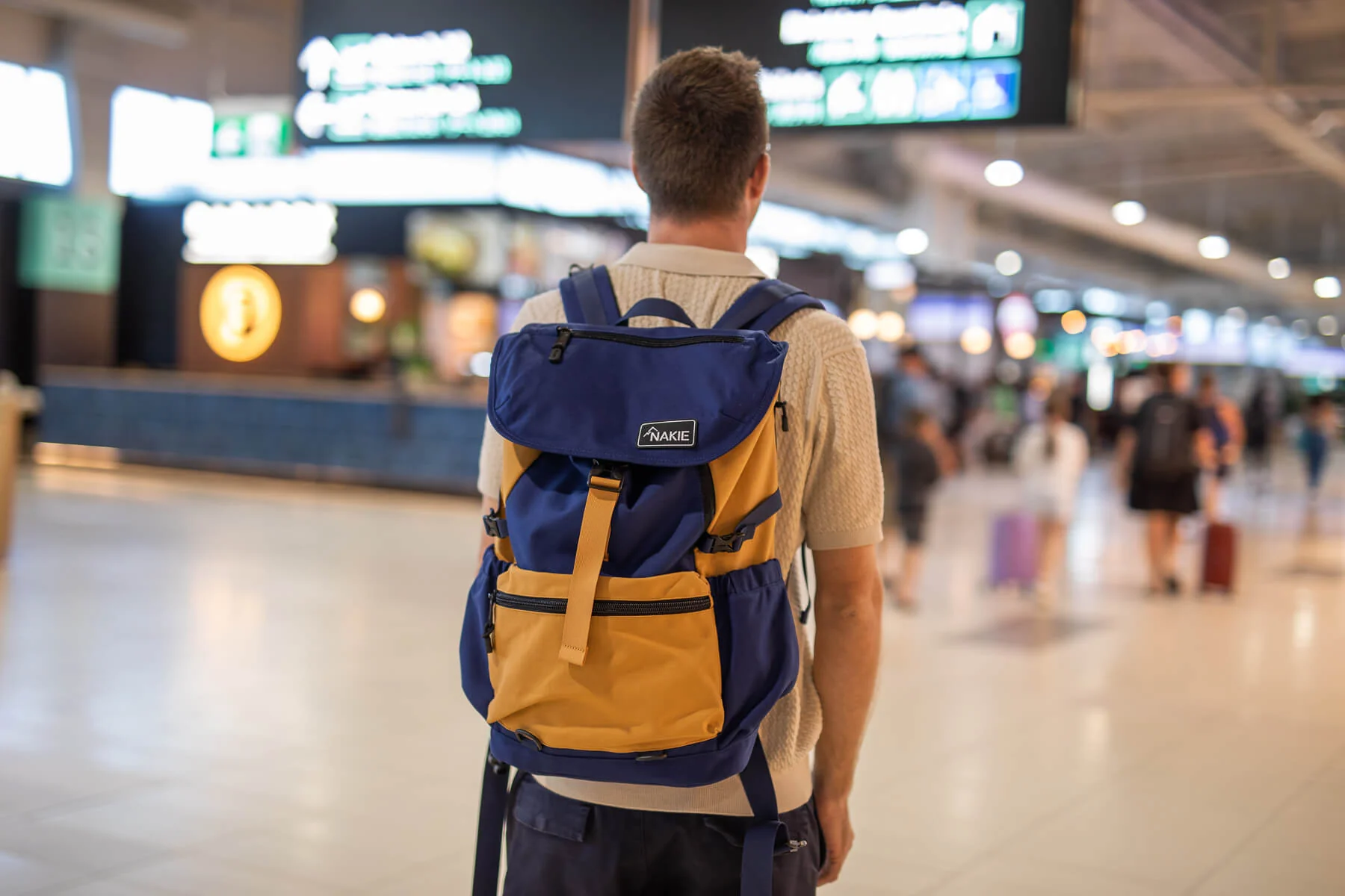 River Blue - Recycled Travel Backpack - Image 6