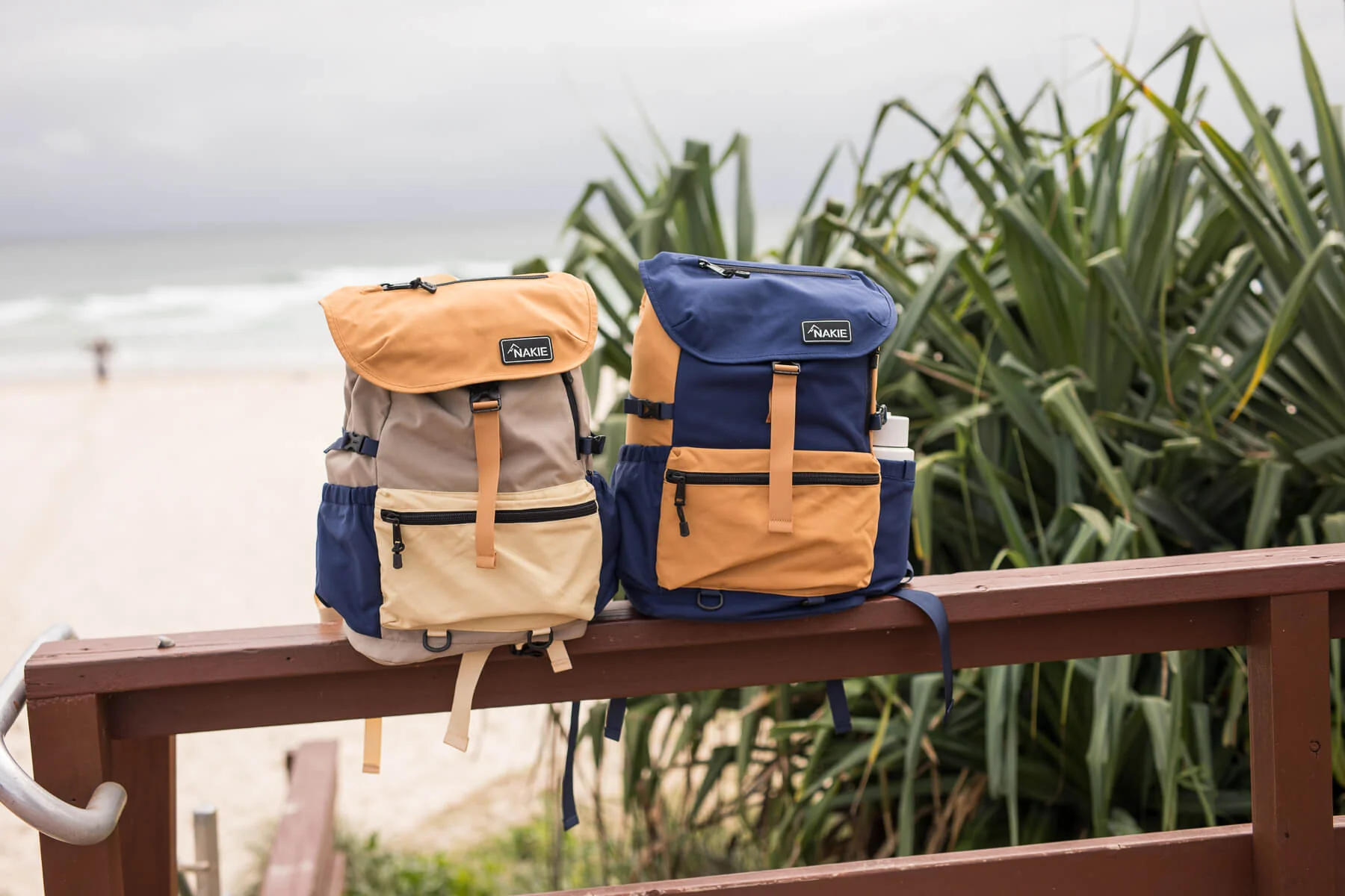 River Blue - Recycled Travel Backpack - Image 8