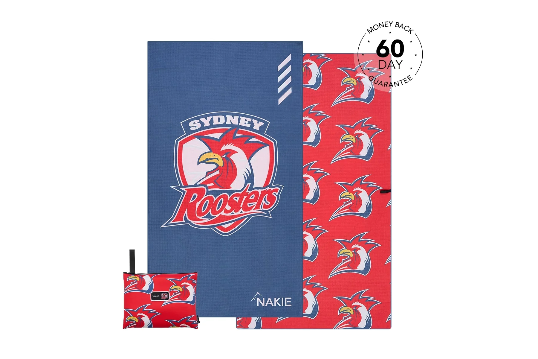 Roosters - NRL Recycled Sand Free Beach Towel - Image 4