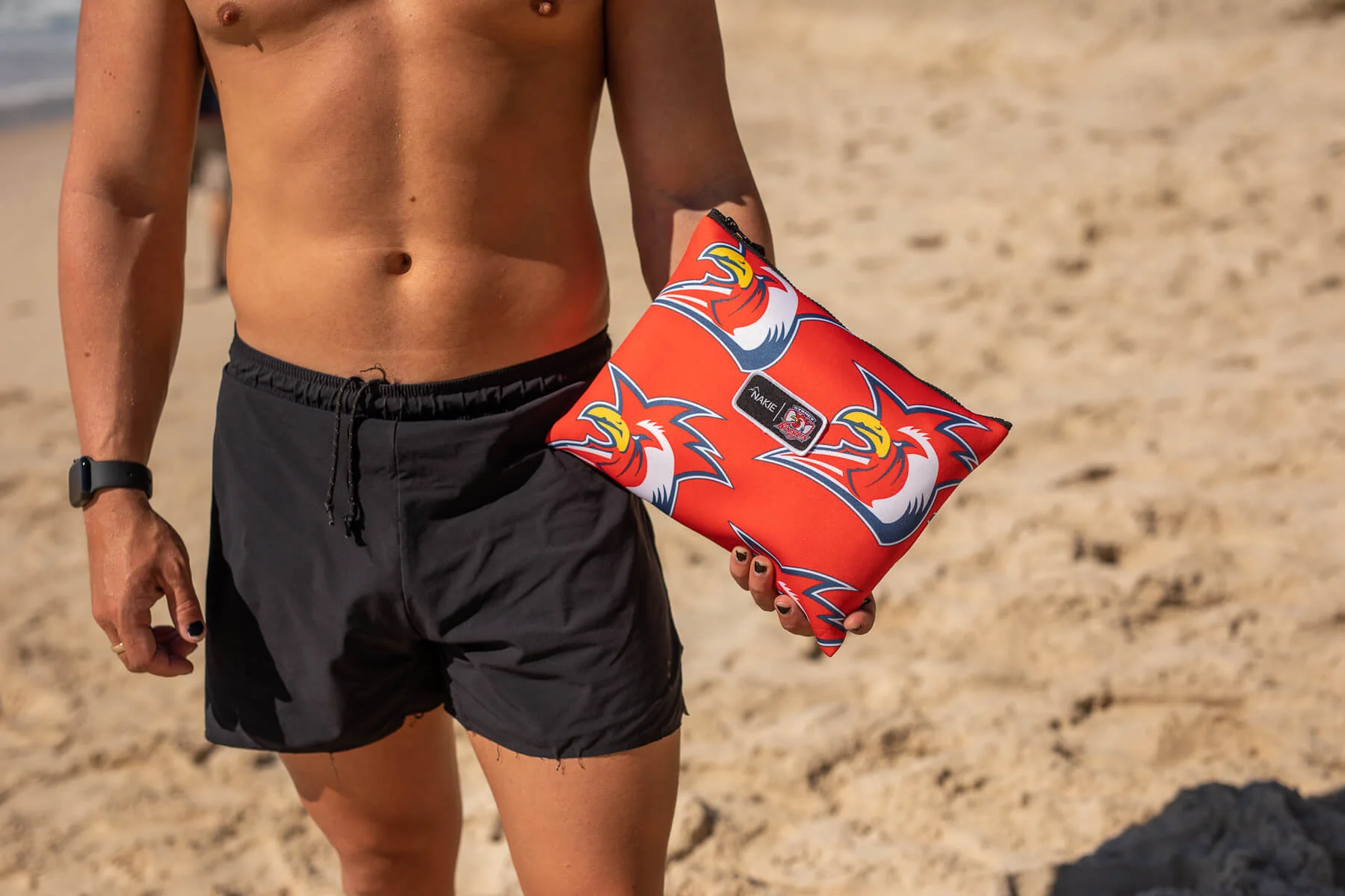 Roosters - NRL Recycled Sand Free Beach Towel - Image 6