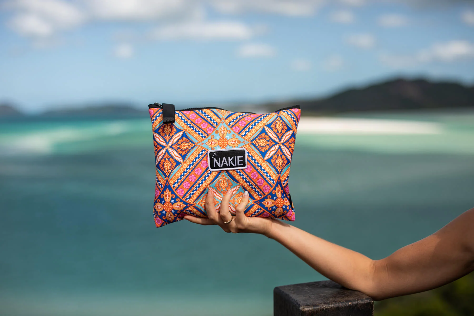 Rosy Tides - Recycled Sand Free Beach Towel - Image 10