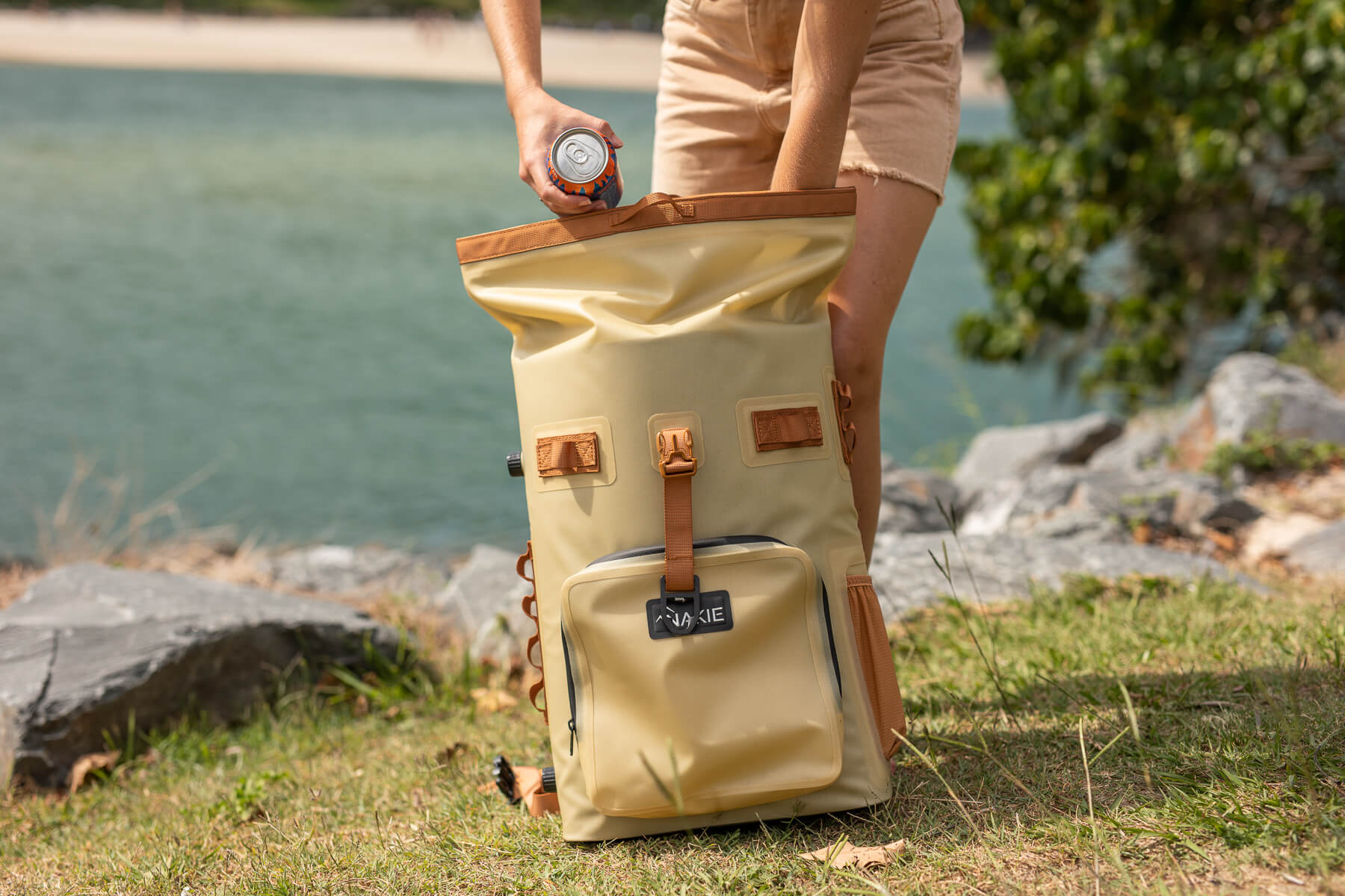 Sahara Sand - Recycled Cooler Backpack - Image 7