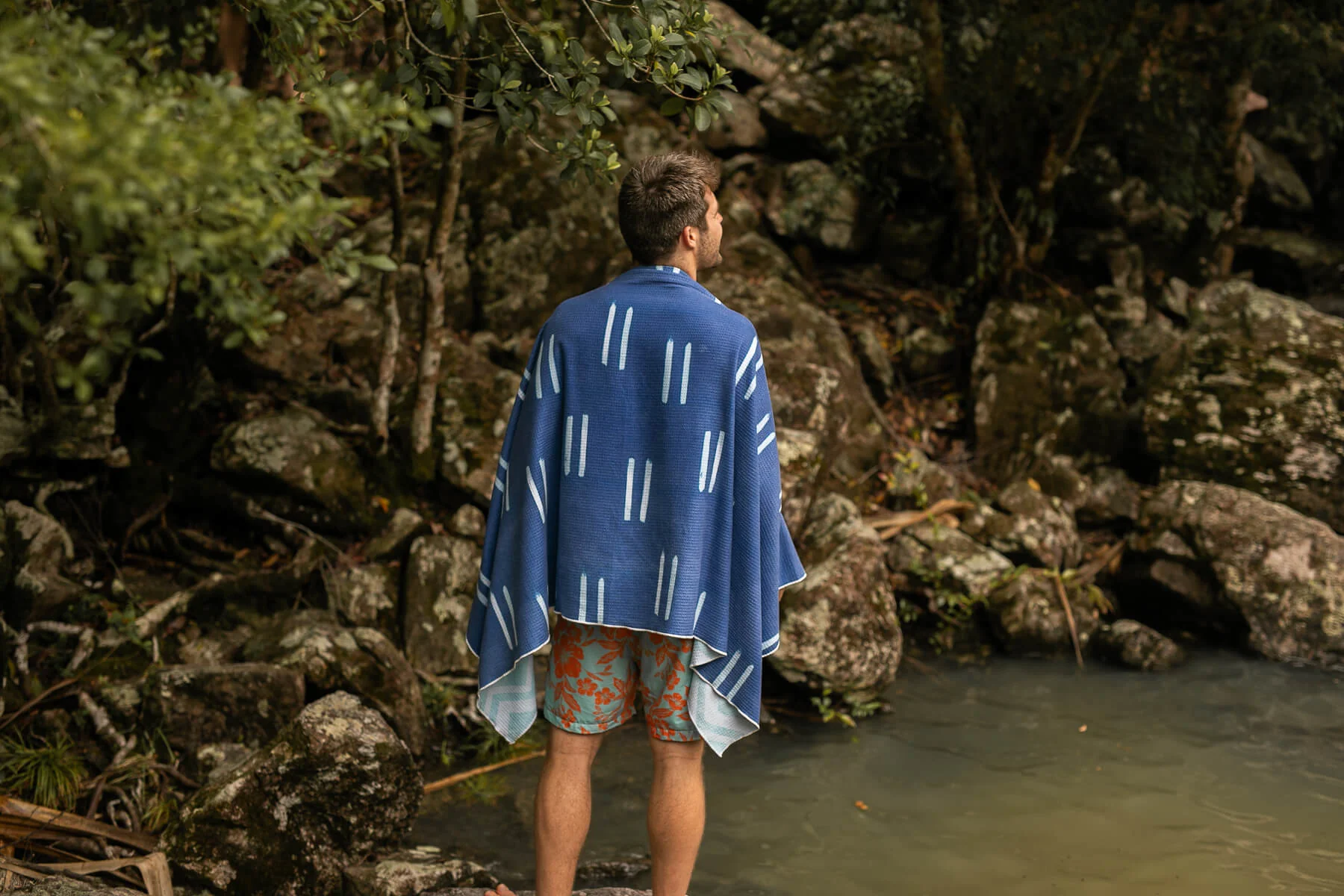 Salty Waves - Recycled Sand Free Beach Towel - Image 6