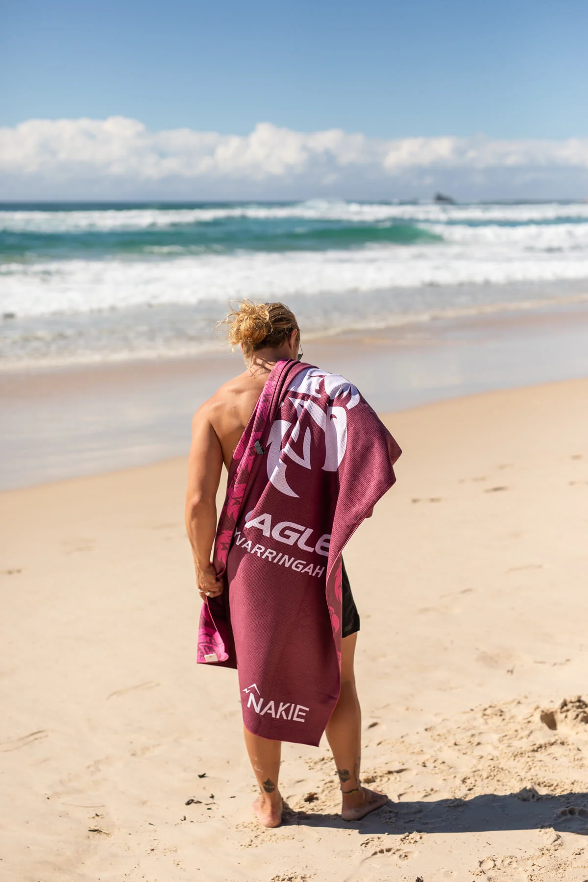 Sea Eagles - NRL Recycled Sand Free Beach Towel - Image 7