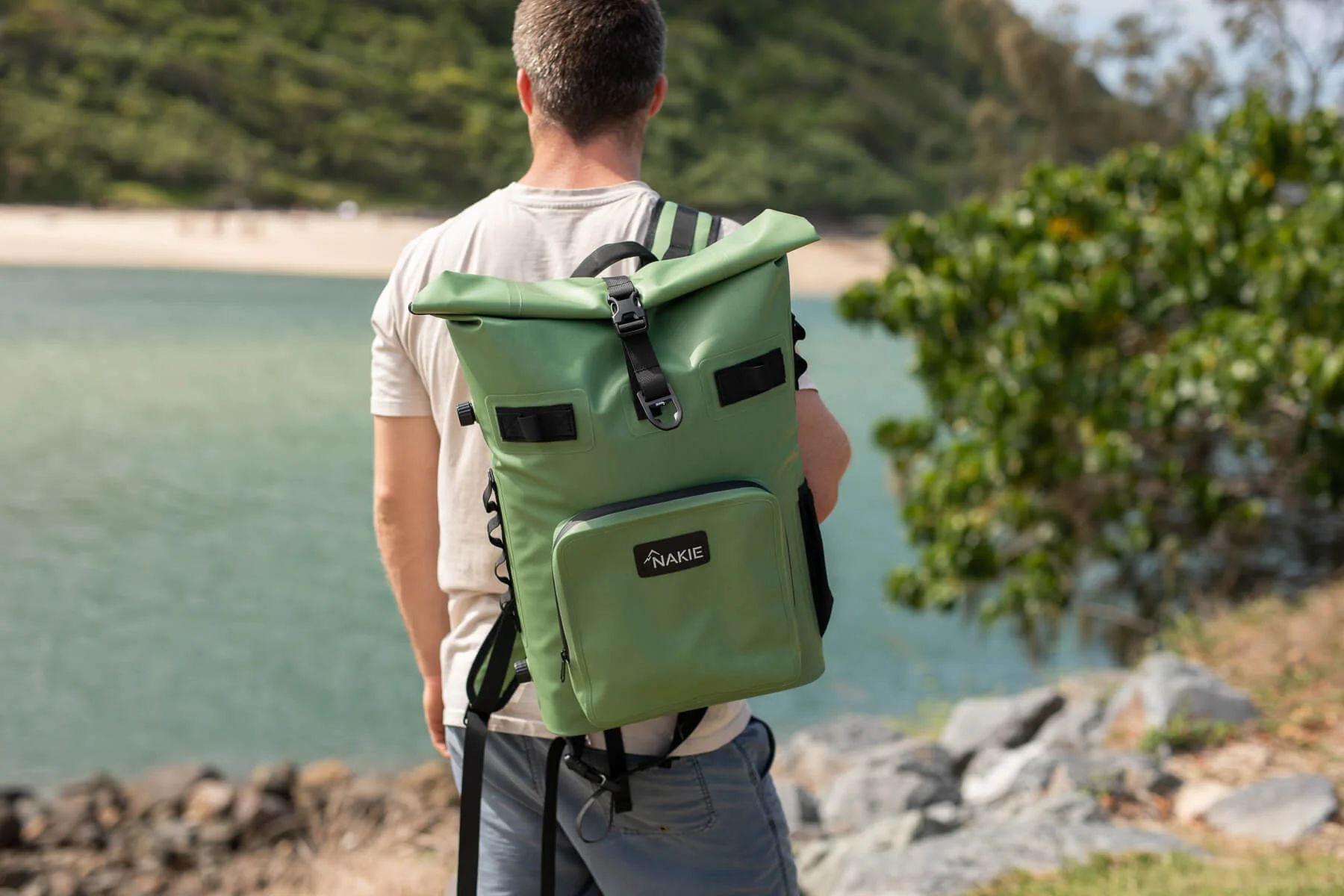 Spring Green - Recycled Cooler Backpack - Image 7