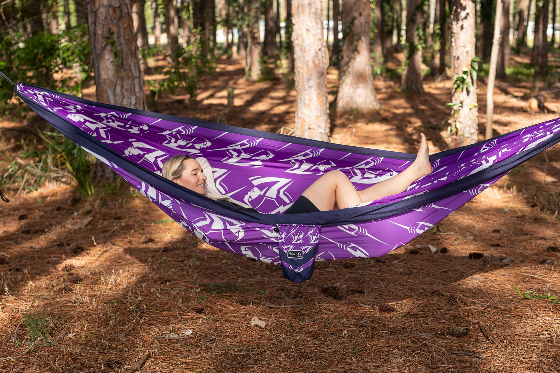 Storm - NRL Recycled Hammock with Straps - Image 5