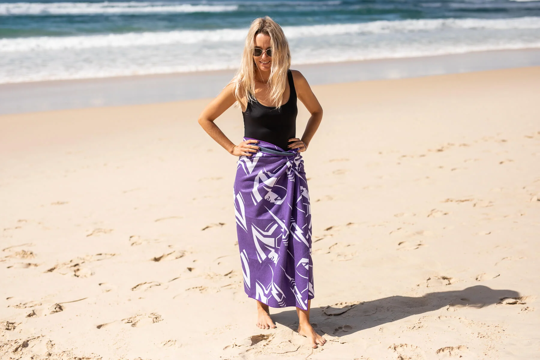 Storm - NRL Recycled Sand Free Beach Towel - Image 7