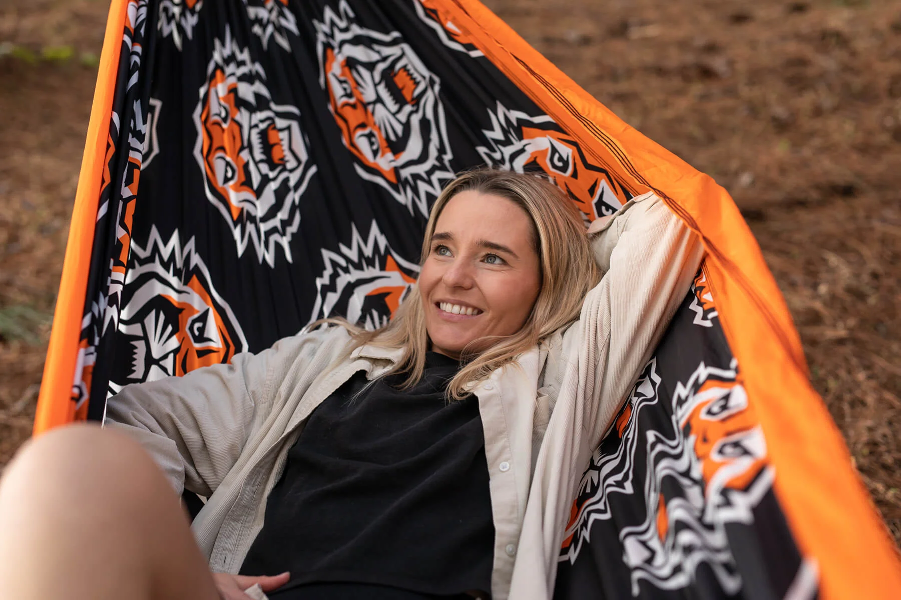 Tigers - NRL Recycled Hammock with Straps - Image 3
