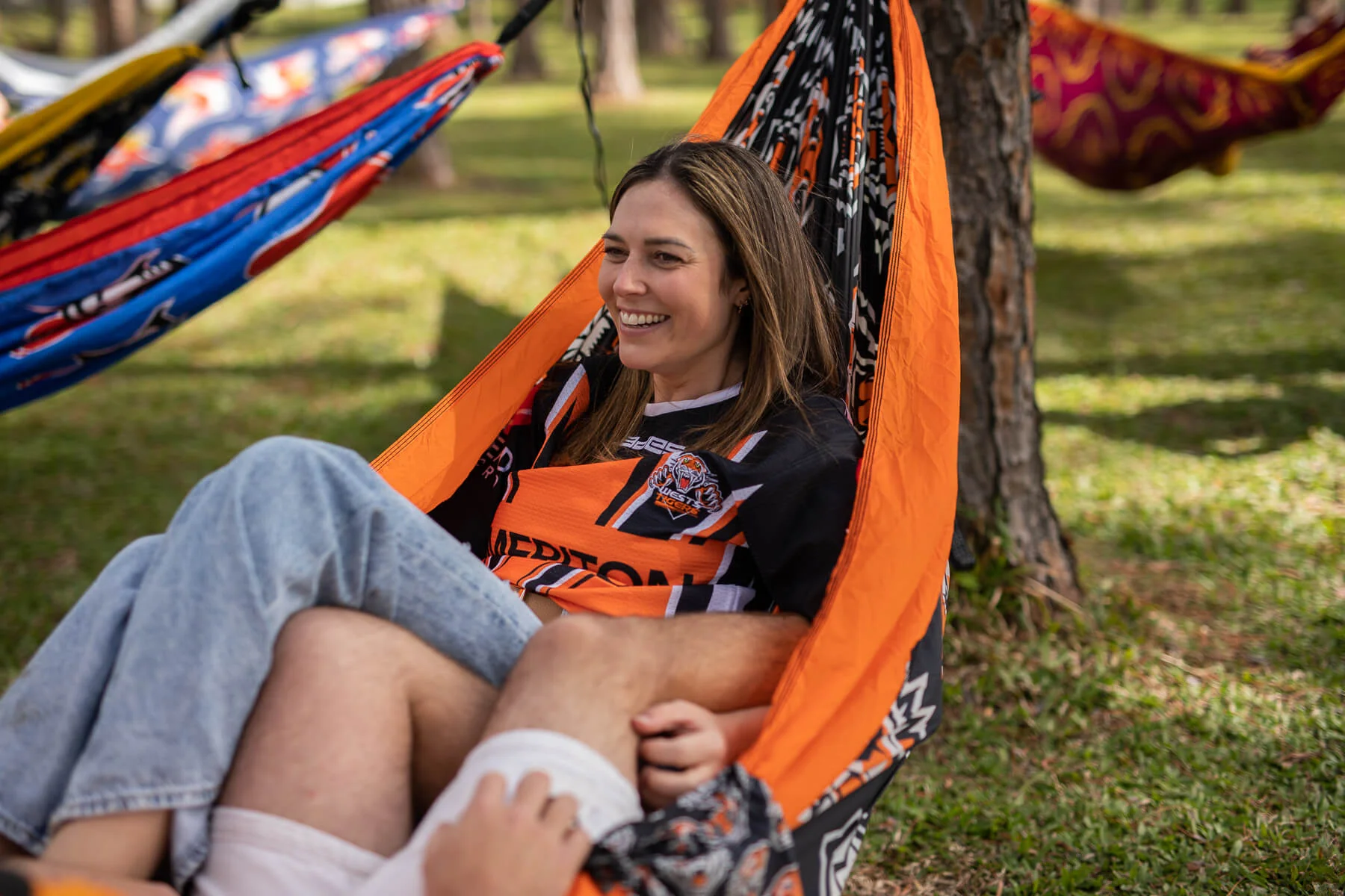 Tigers - NRL Recycled Hammock with Straps - Image 7