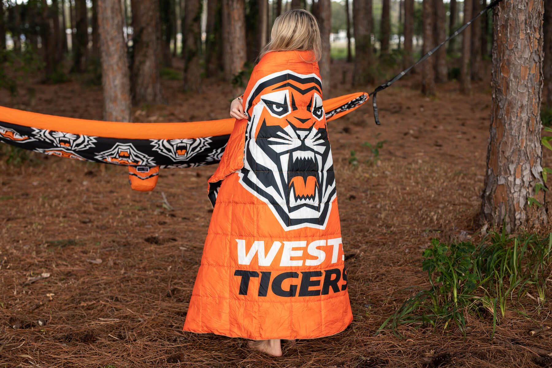 Tigers - NRL Sustainable Down Puffy Blanket - Image 2