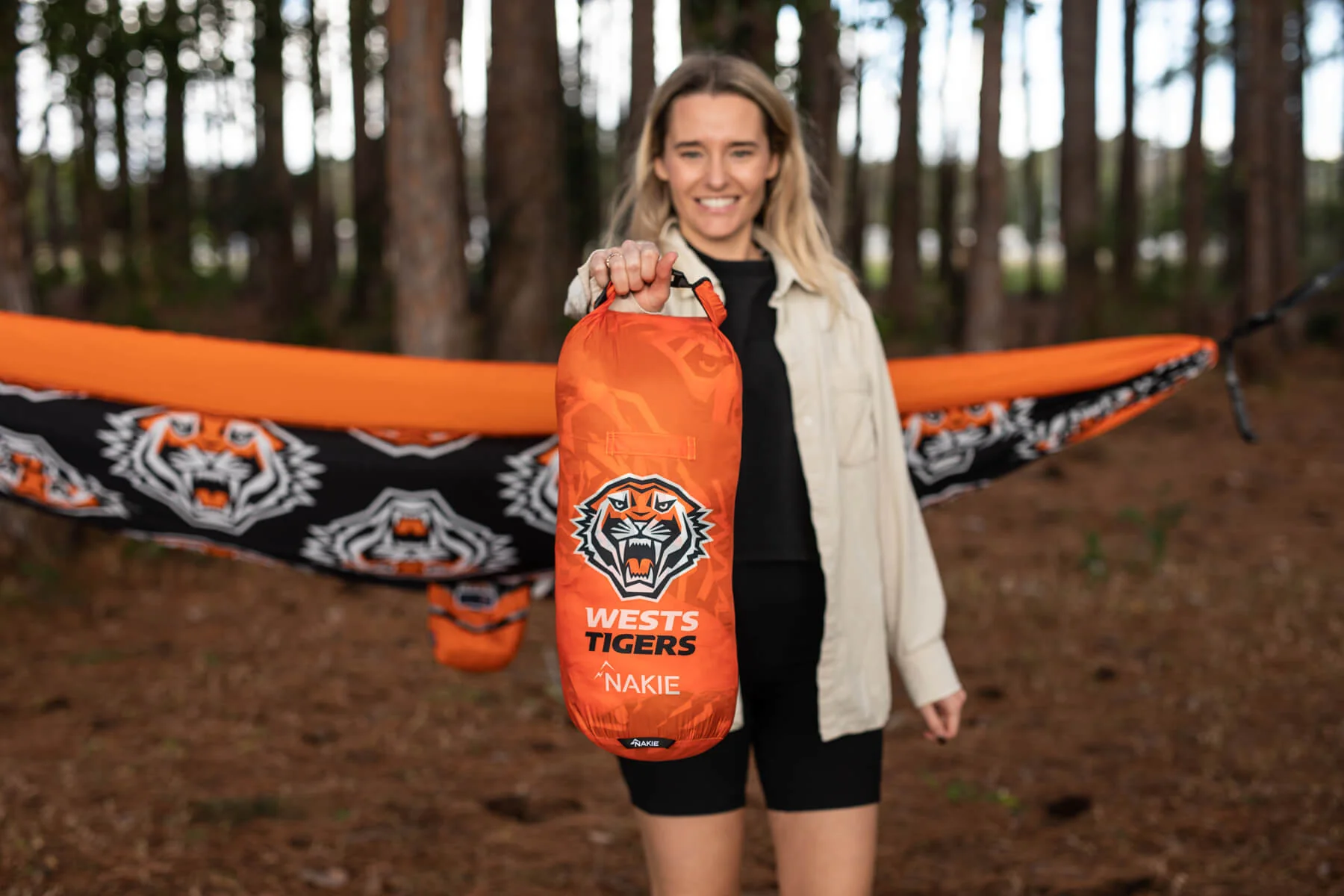Tigers - NRL Sustainable Down Puffy Blanket - Image 4