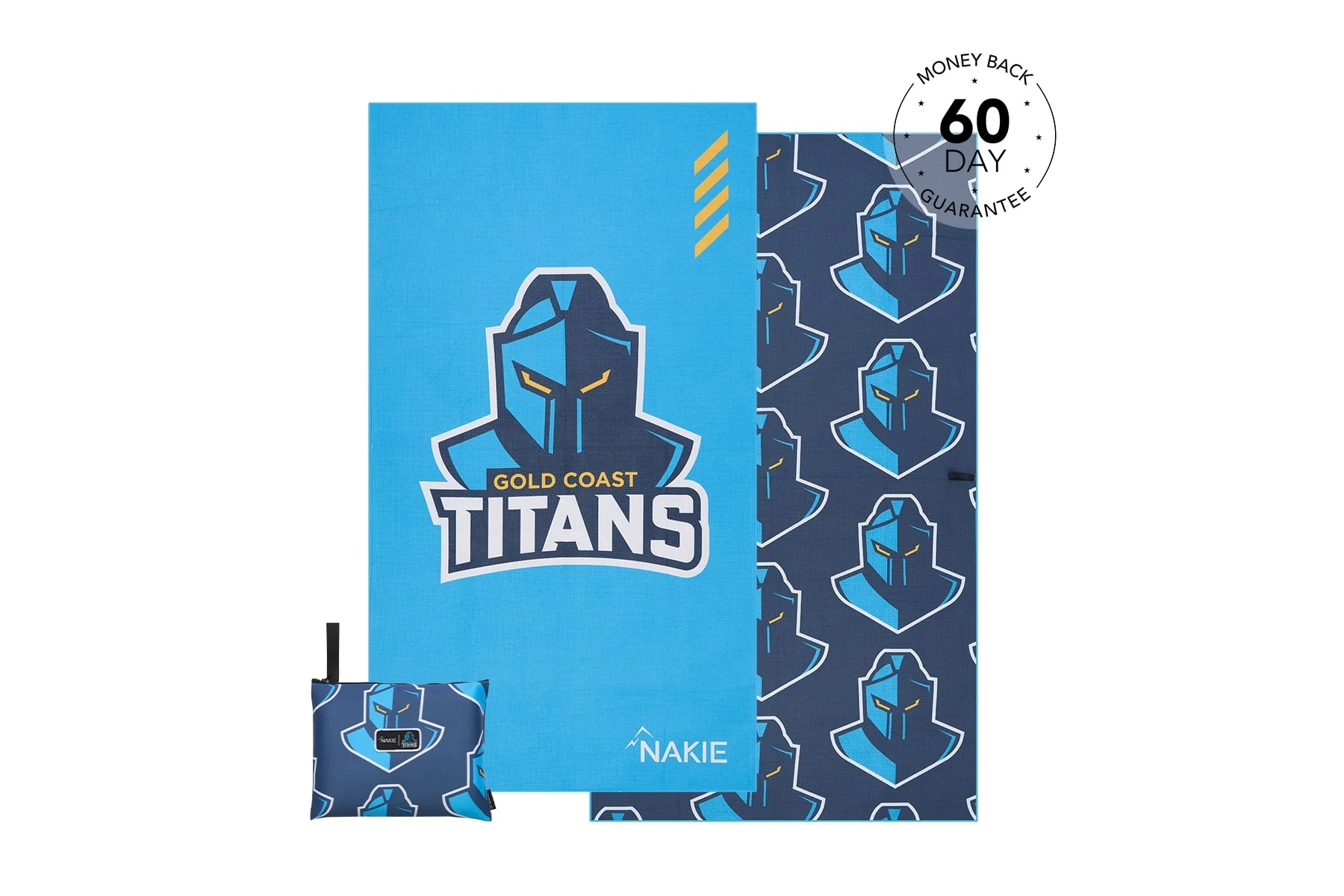 Titans - NRL Recycled Sand Free Beach Towel - Image 4