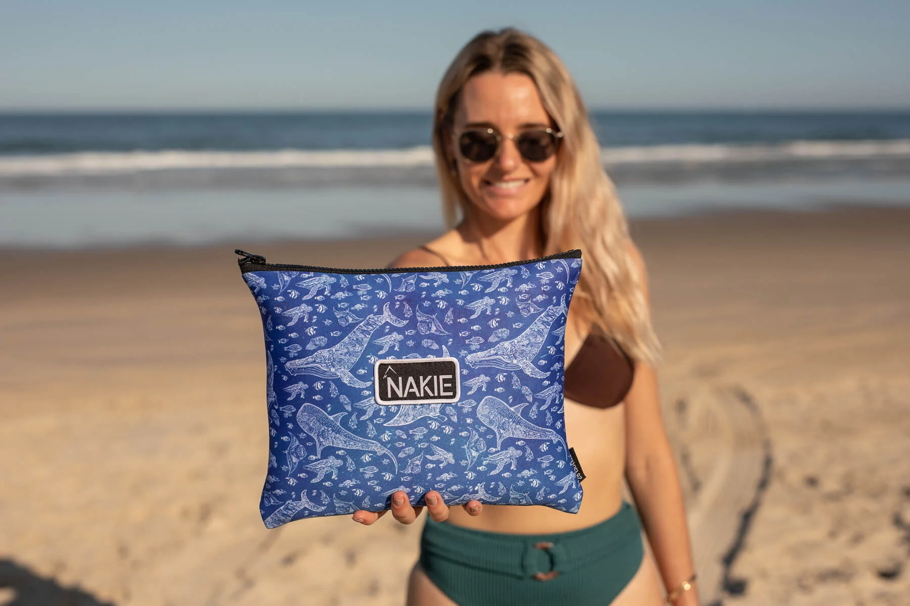 Underwater Magic - Recycled Sand Free Beach Towel - Image 10