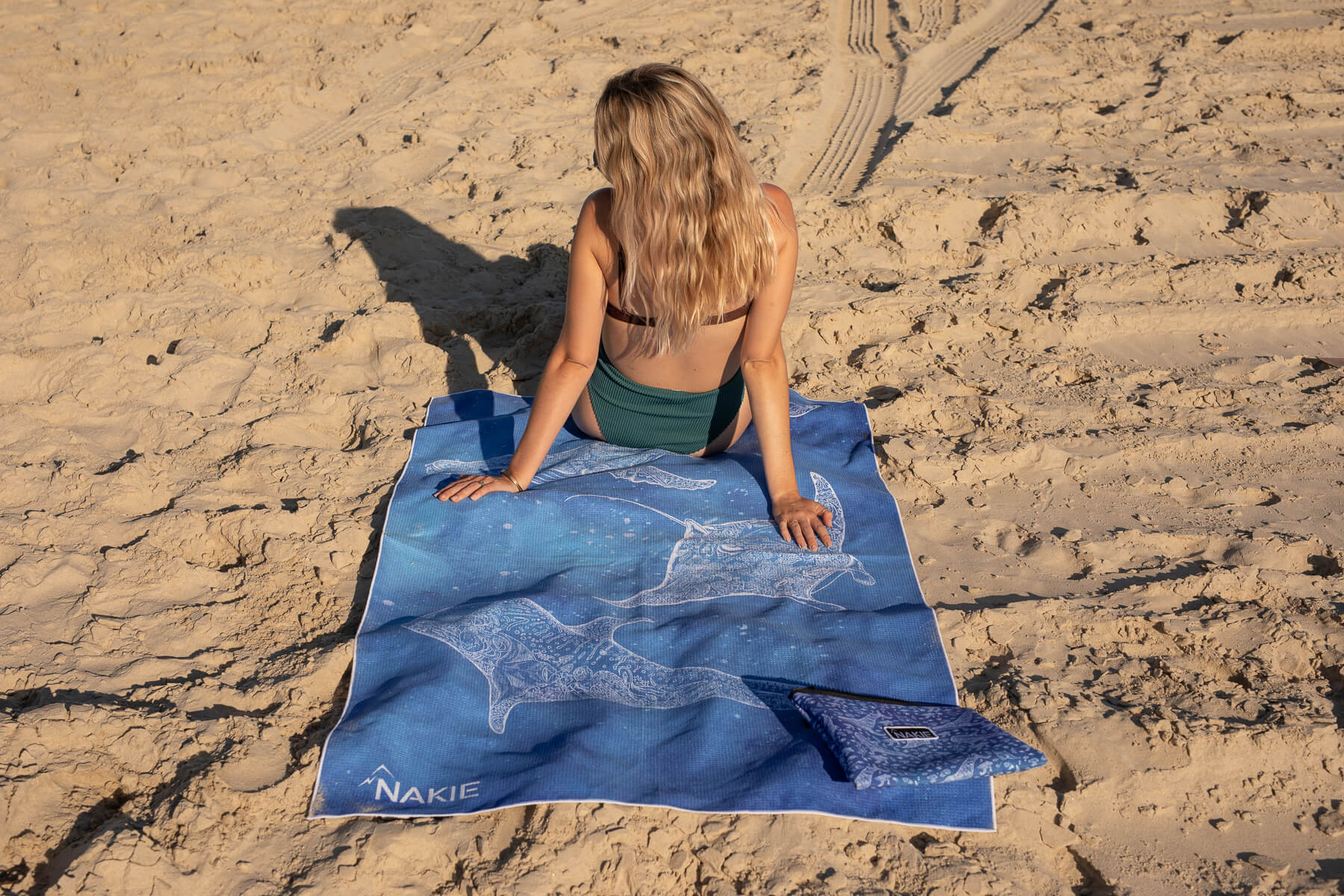 Underwater Magic - Recycled Sand Free Beach Towel - Image 5