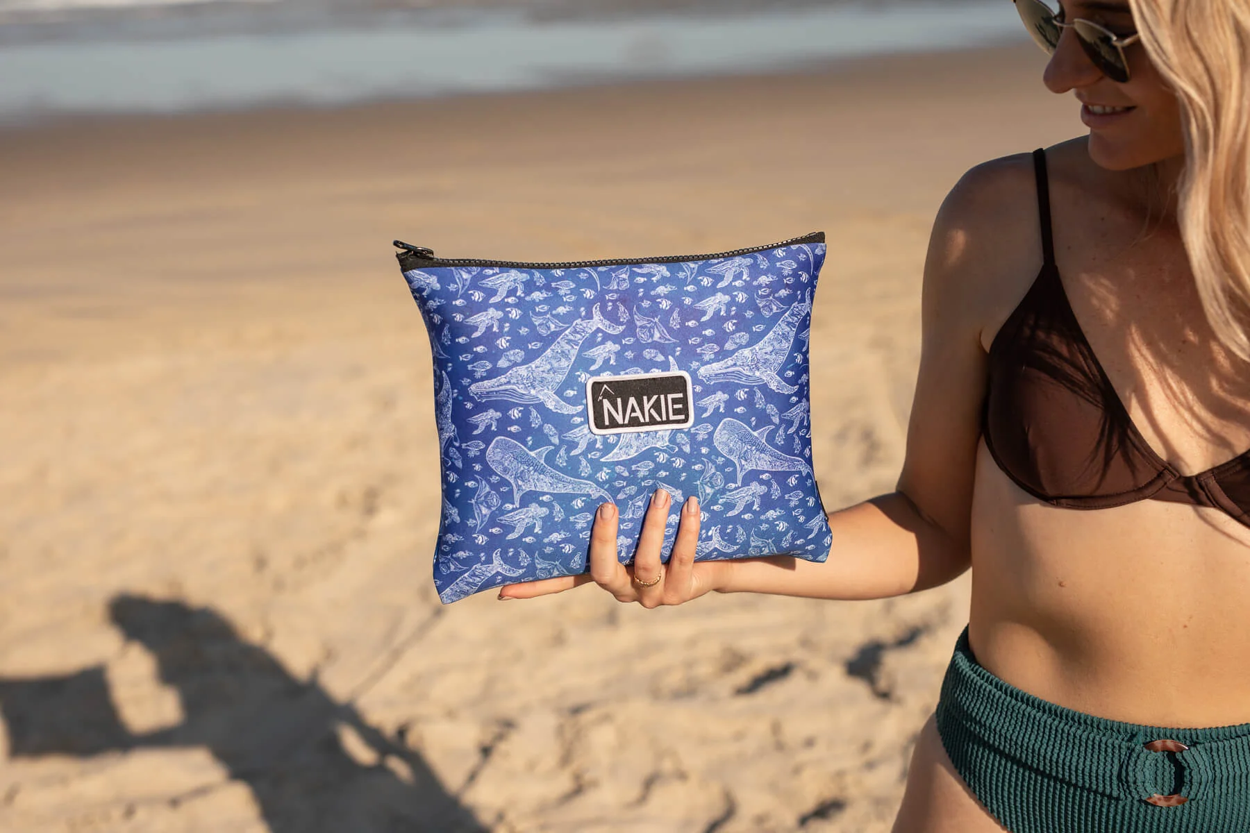 Underwater Magic - Recycled Sand Free Beach Towel - Image 8