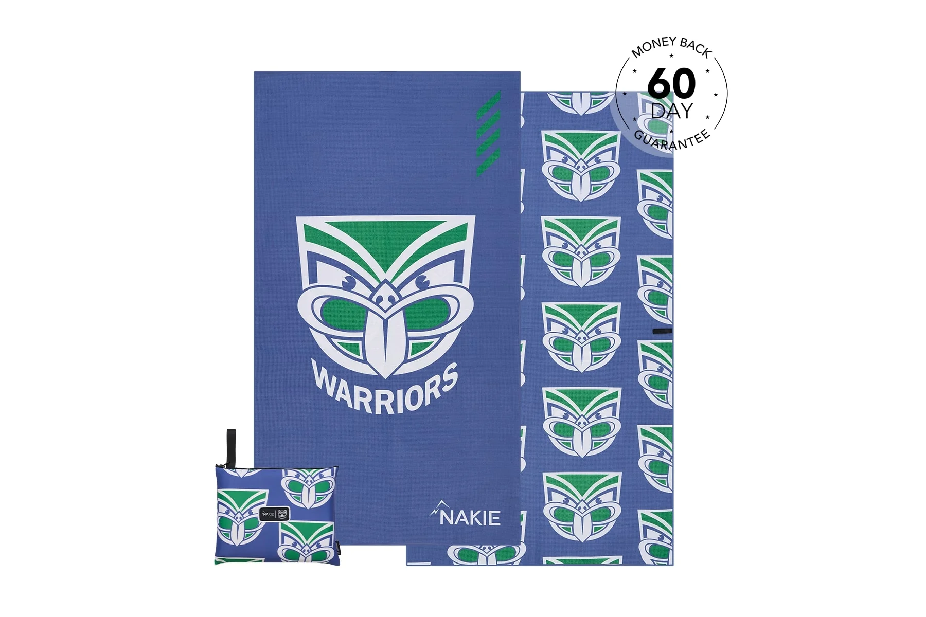 Warriors - NRL Recycled Sand Free Beach Towel - Image 4