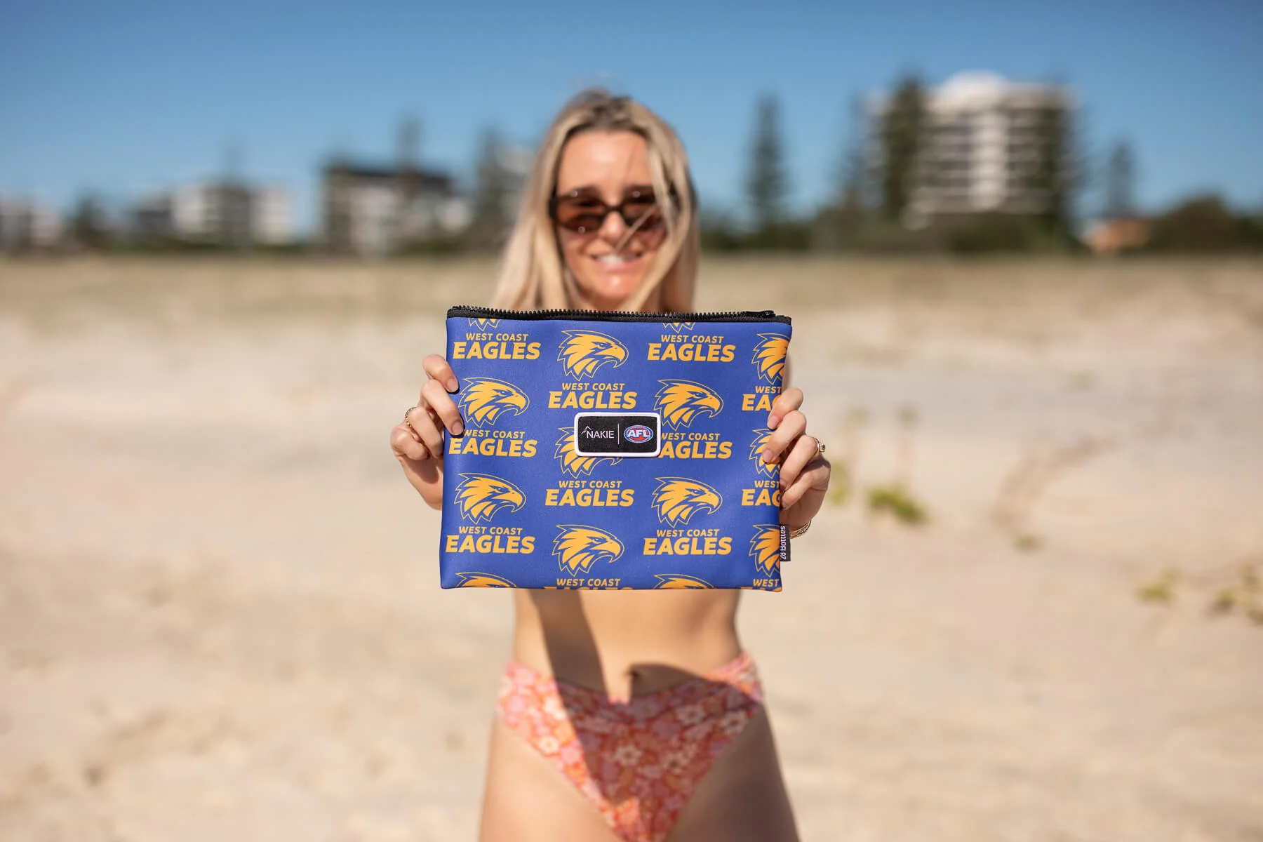 West Coast Eagles - AFL Recycled Sand Free Beach Towel - Image 10
