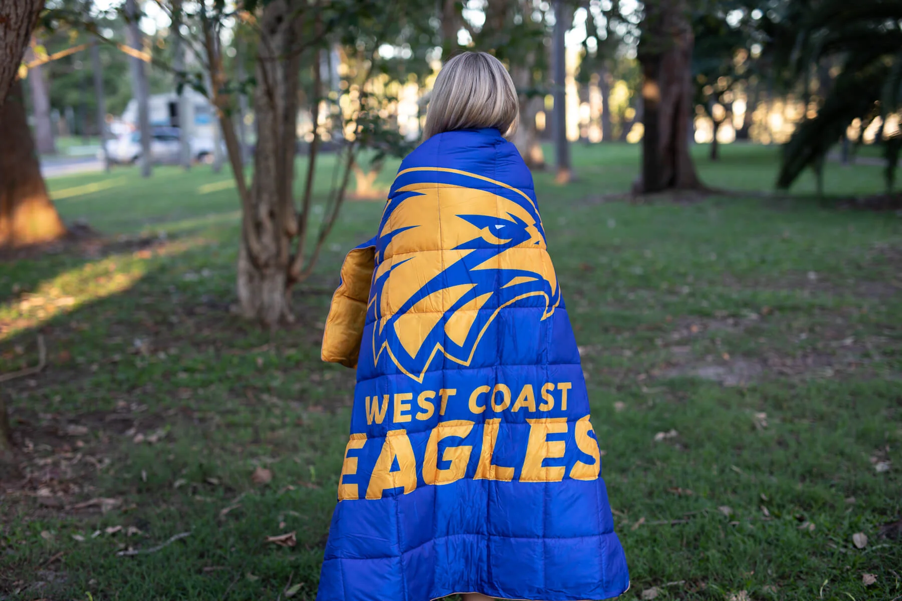 West Coast Eagles - AFL Sustainable Down Puffy Blanket - Image 7