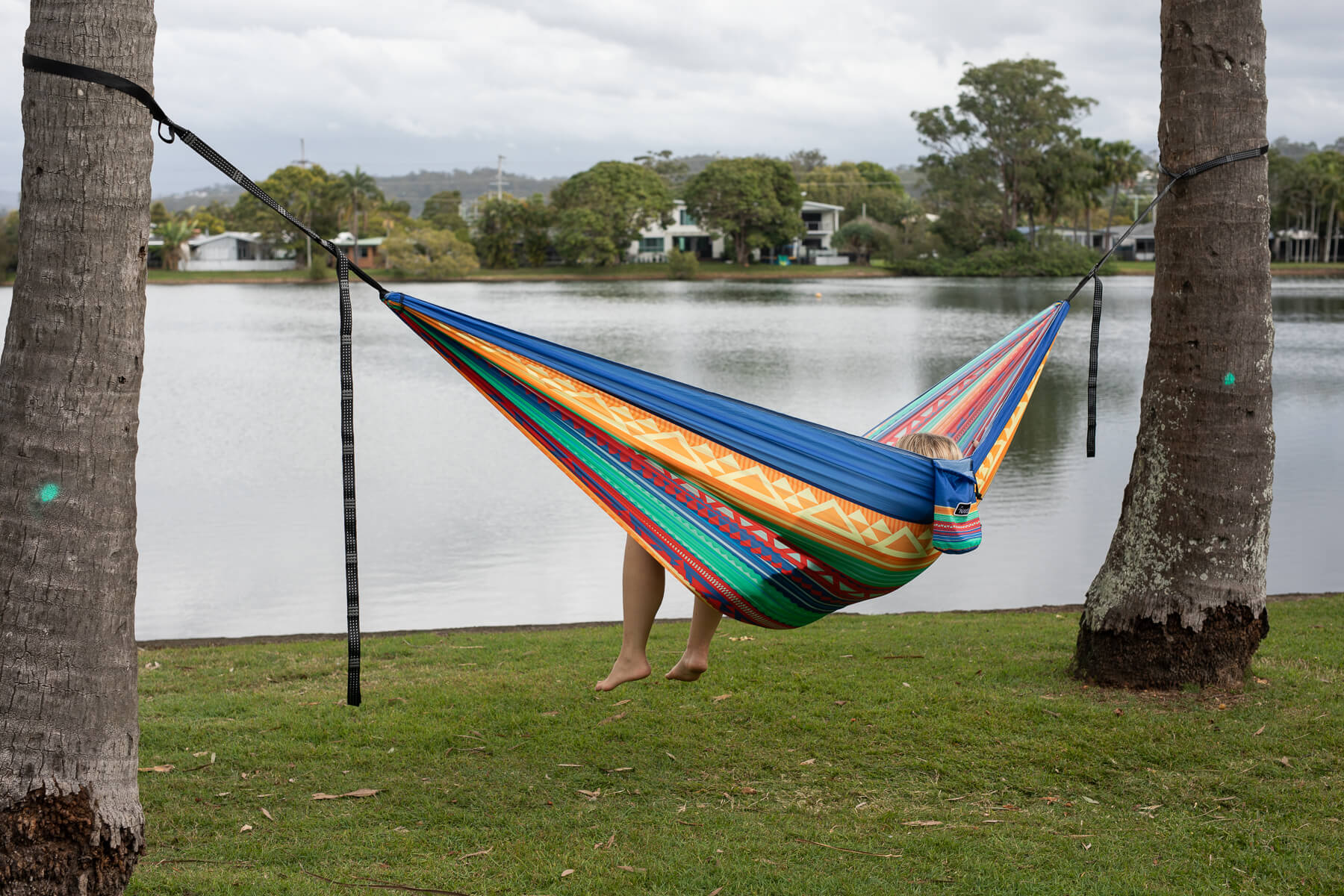 Wild Fiesta - Recycled Hammock with Straps - Image 2
