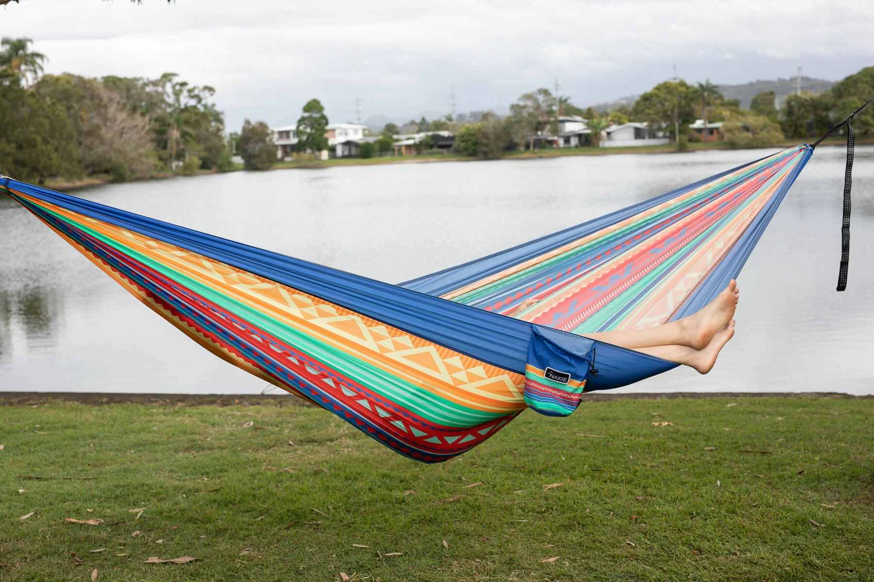Wild Fiesta - Recycled Hammock with Straps - Image 6